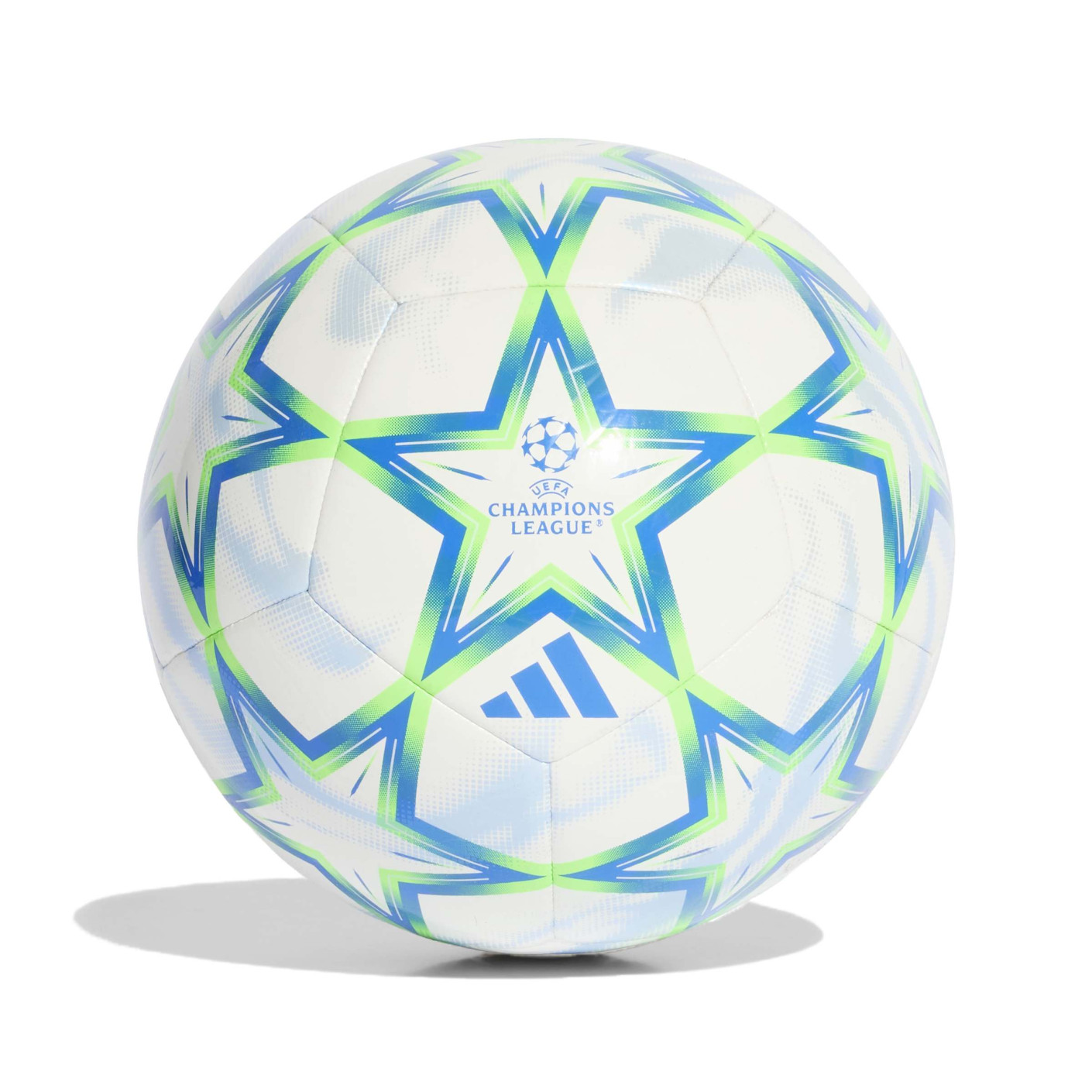 adidas UEFA Champions League Club Ballon de Foot Taille 5 2026-2027 Blanc Bleu Vert Néon