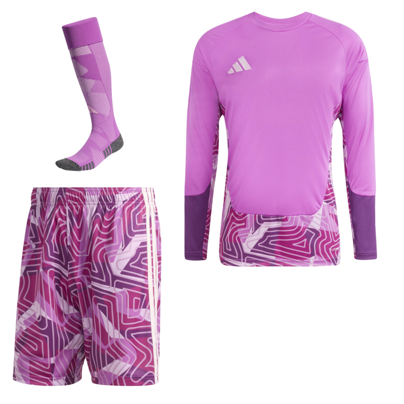 Kit de gardien de but adidas Tiro 26 Competition à manches longues, rose