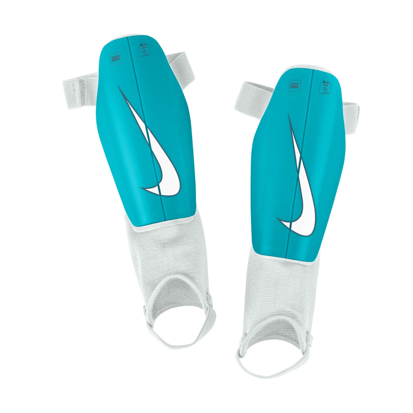 Nike Charge Protège-Tibias Enfants Turquoise Blanc