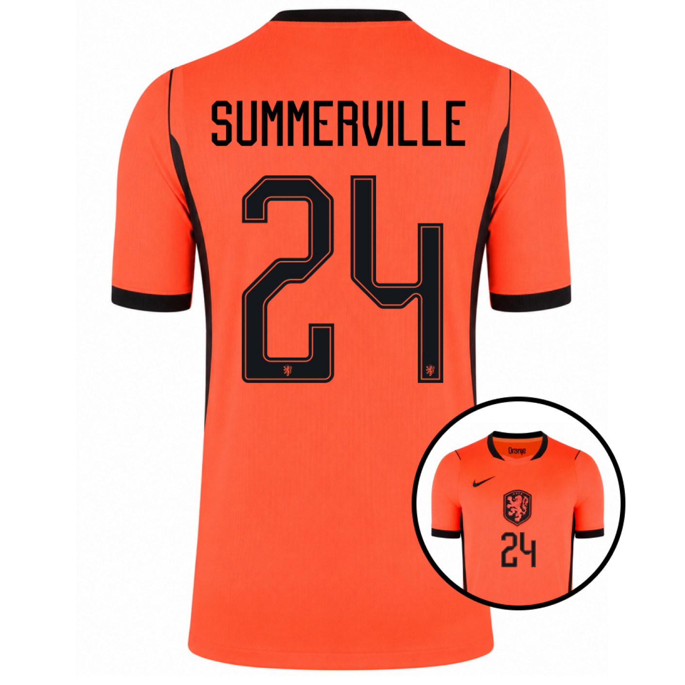 Maillot Nike Netherlands Summerville 24 Home 2026-2028