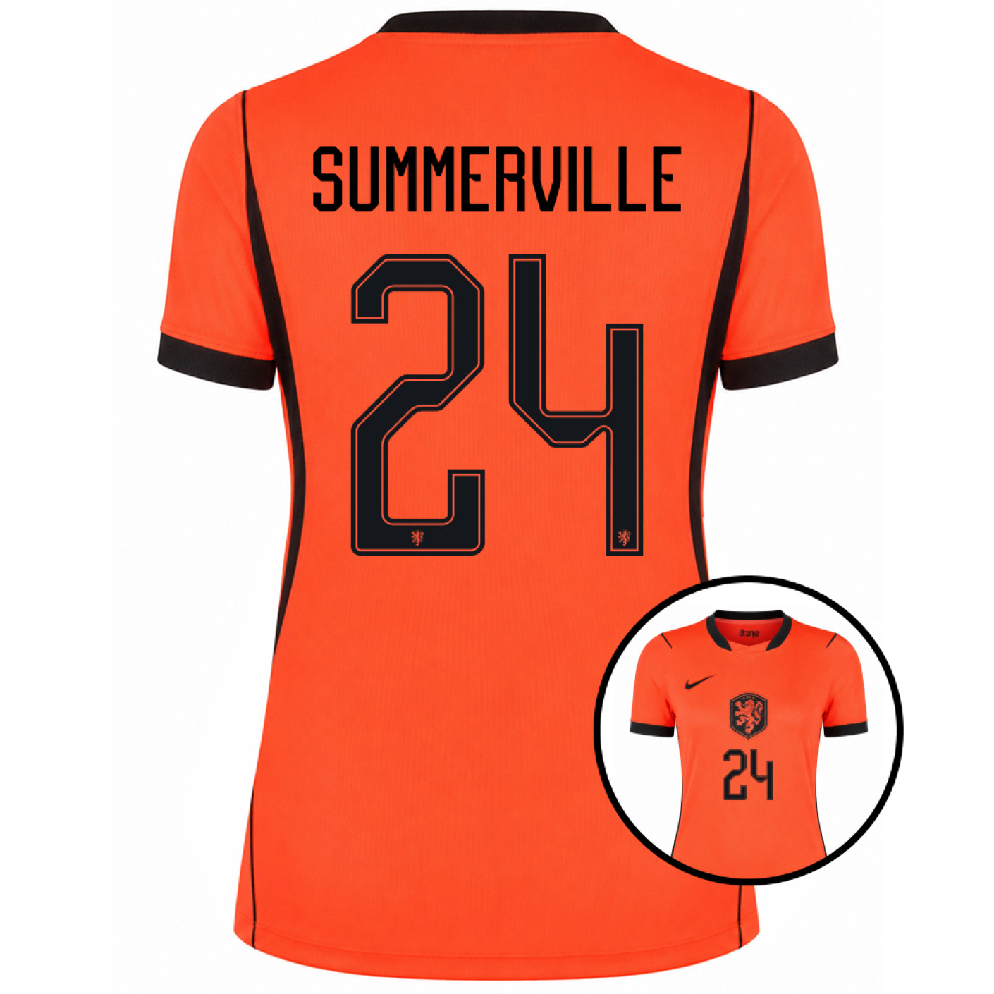 Chemise Nike Netherlands Summerville 24 Home 2026-2028 pour femmes