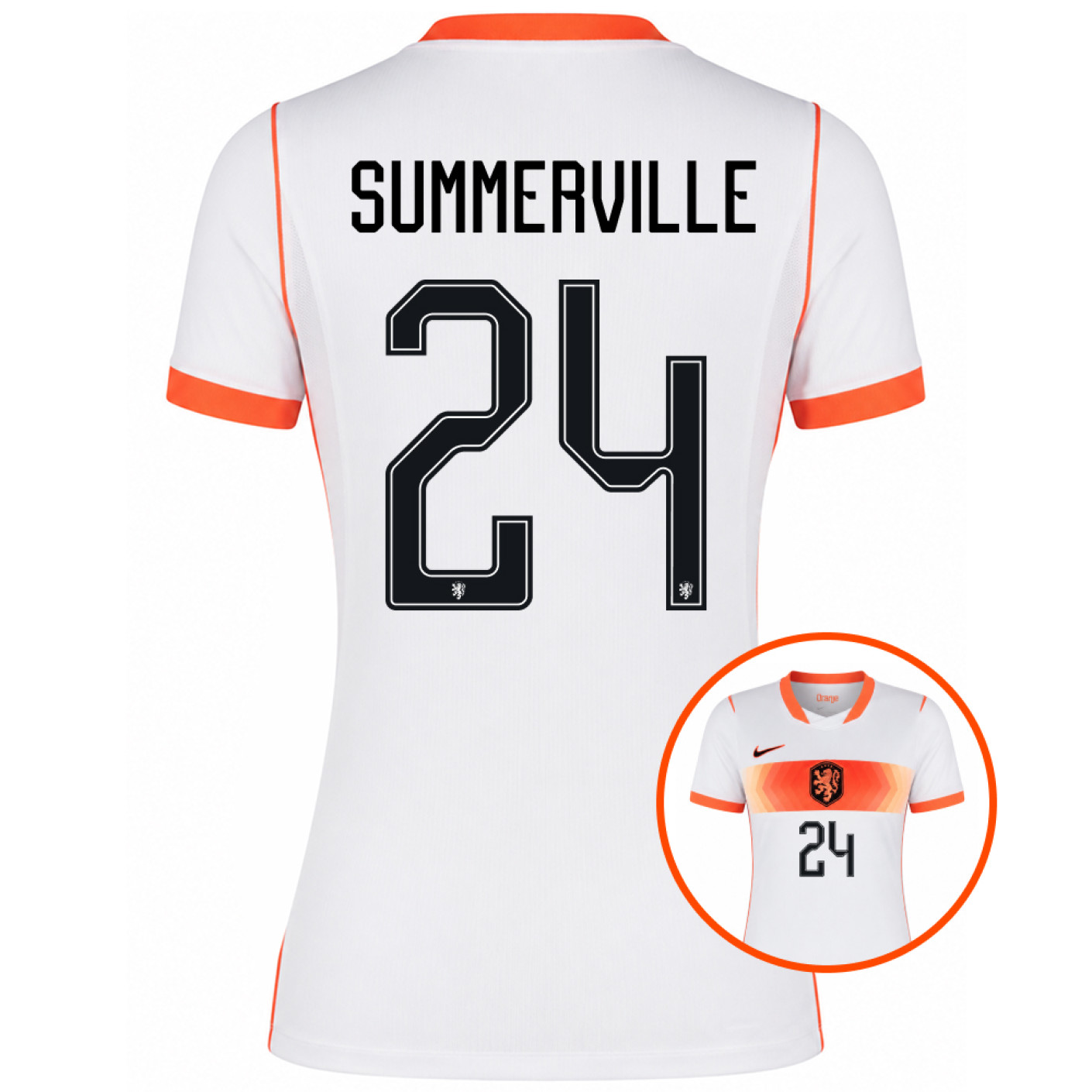 Maillot Nike Netherlands Summerville 24 Away 2026-2028 pour femmes