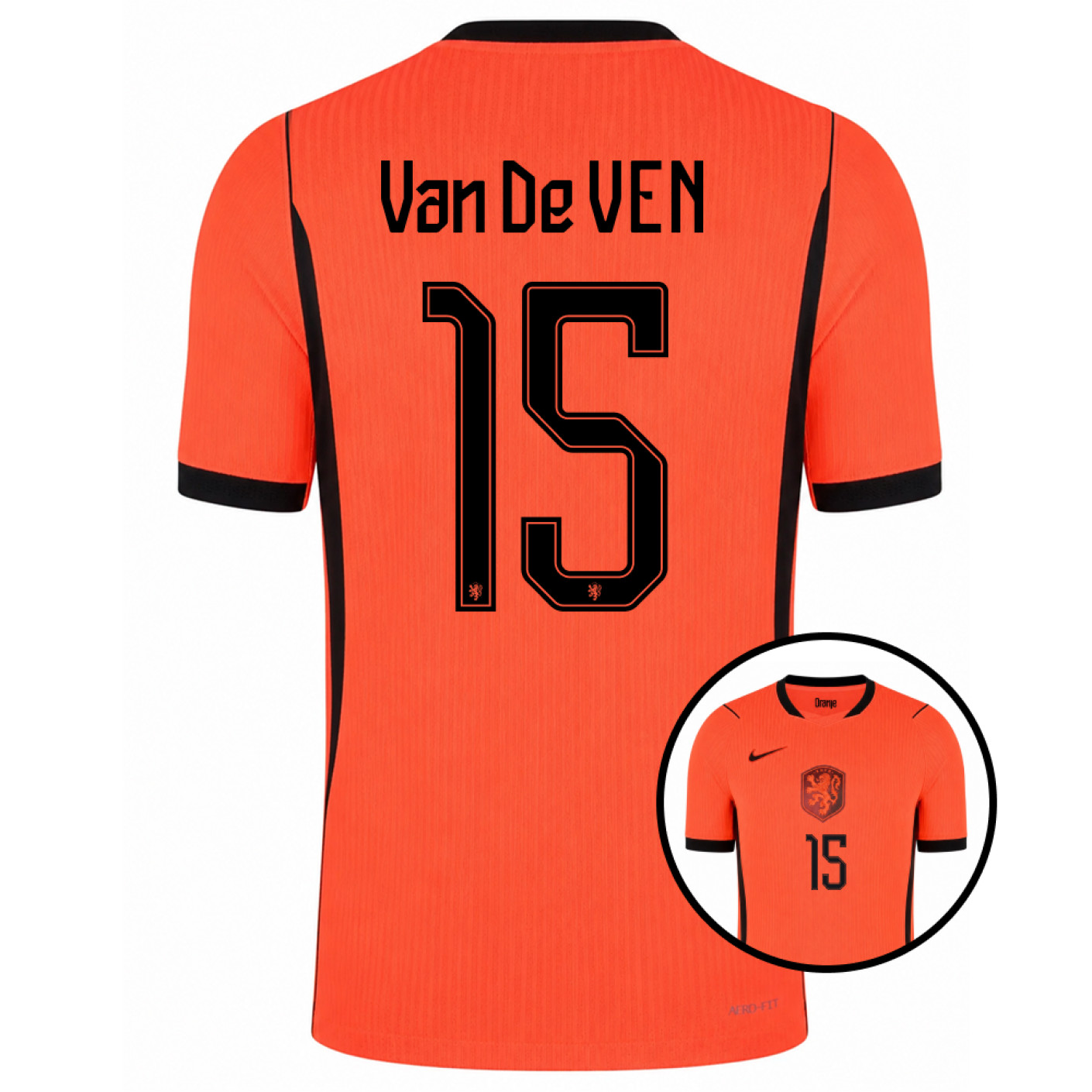 Nike Nederland Van De Ven 15 Thuisshirt Authentic 2026-2028