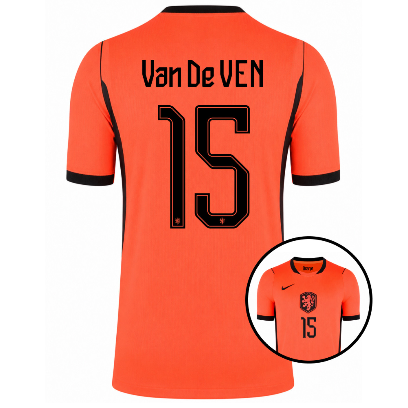 Maillot Nike Netherlands Van De Ven 15 Home 2026-2028