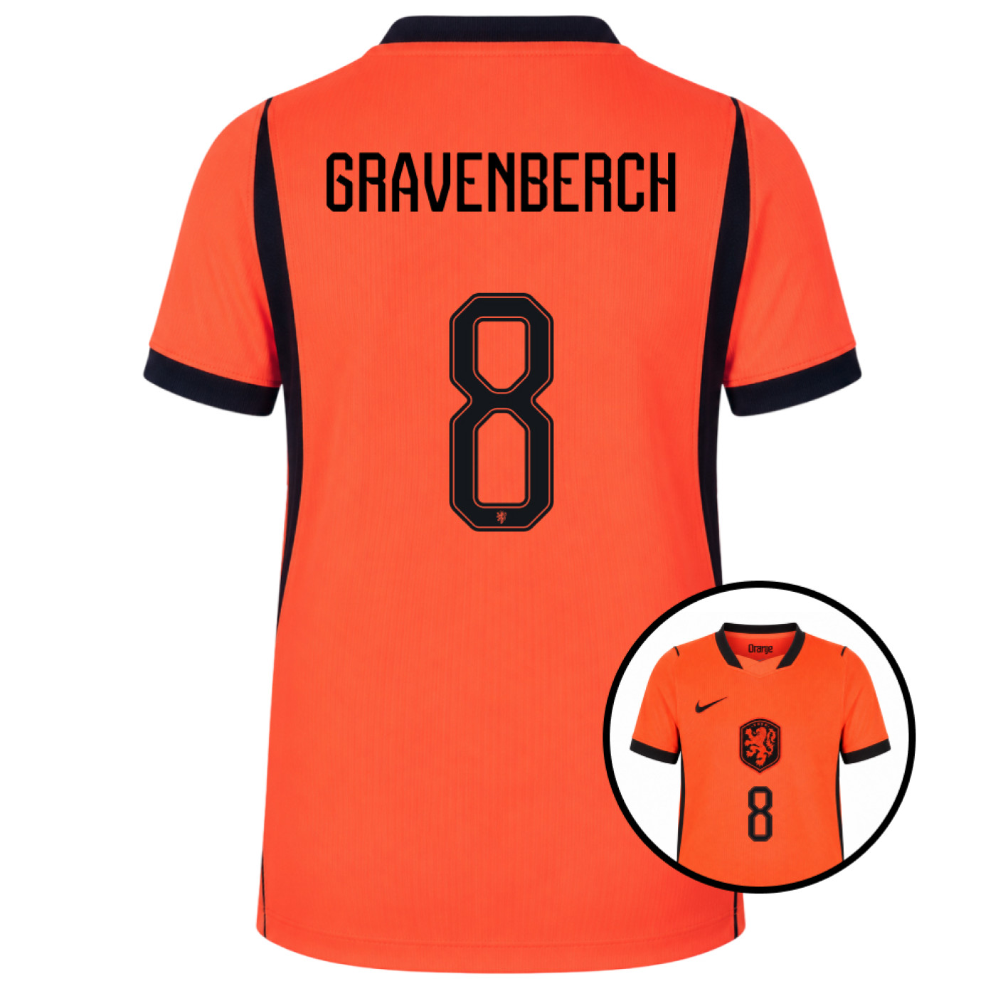 Nike Nederland Gravenberch 8 Thuisshirt 2026-2028 Kids