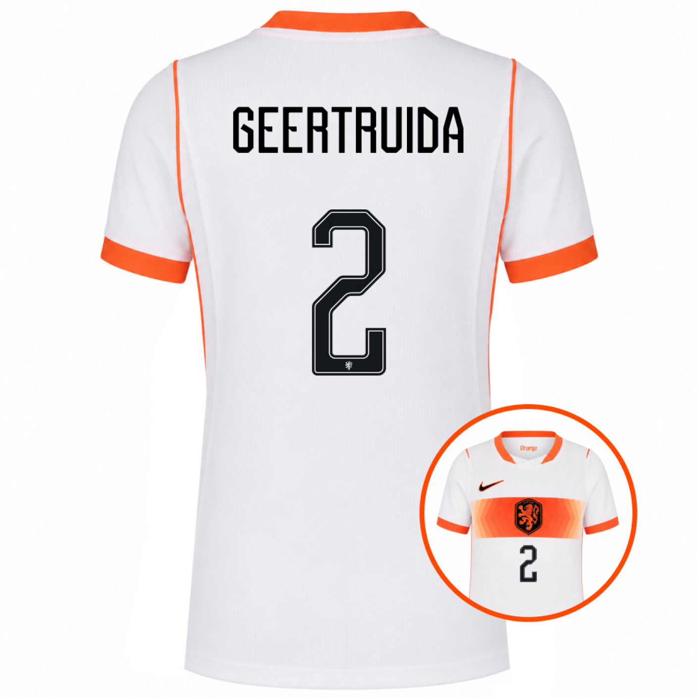 Nike Nederland Geertruida 2 Uitshirt 2026-2028 Kids