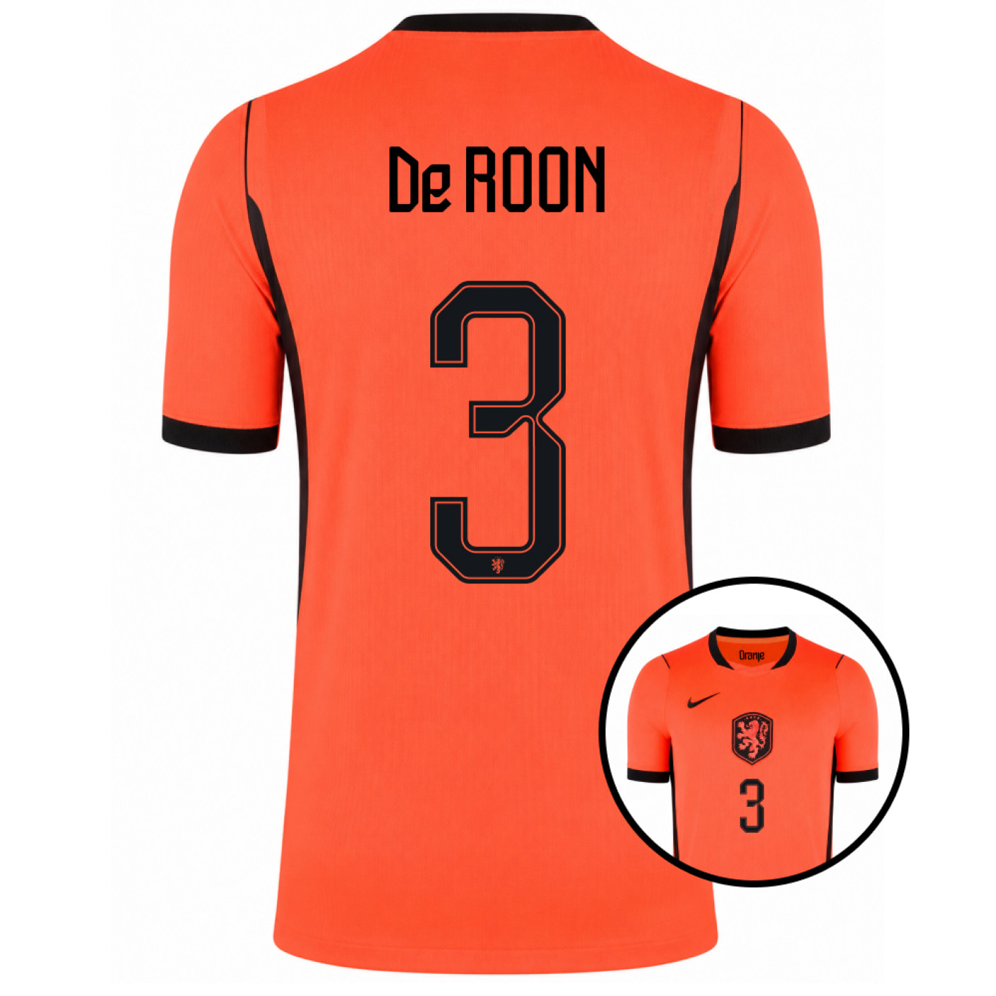Maillot Nike Netherlands De Roon 3 Home 2026-2028