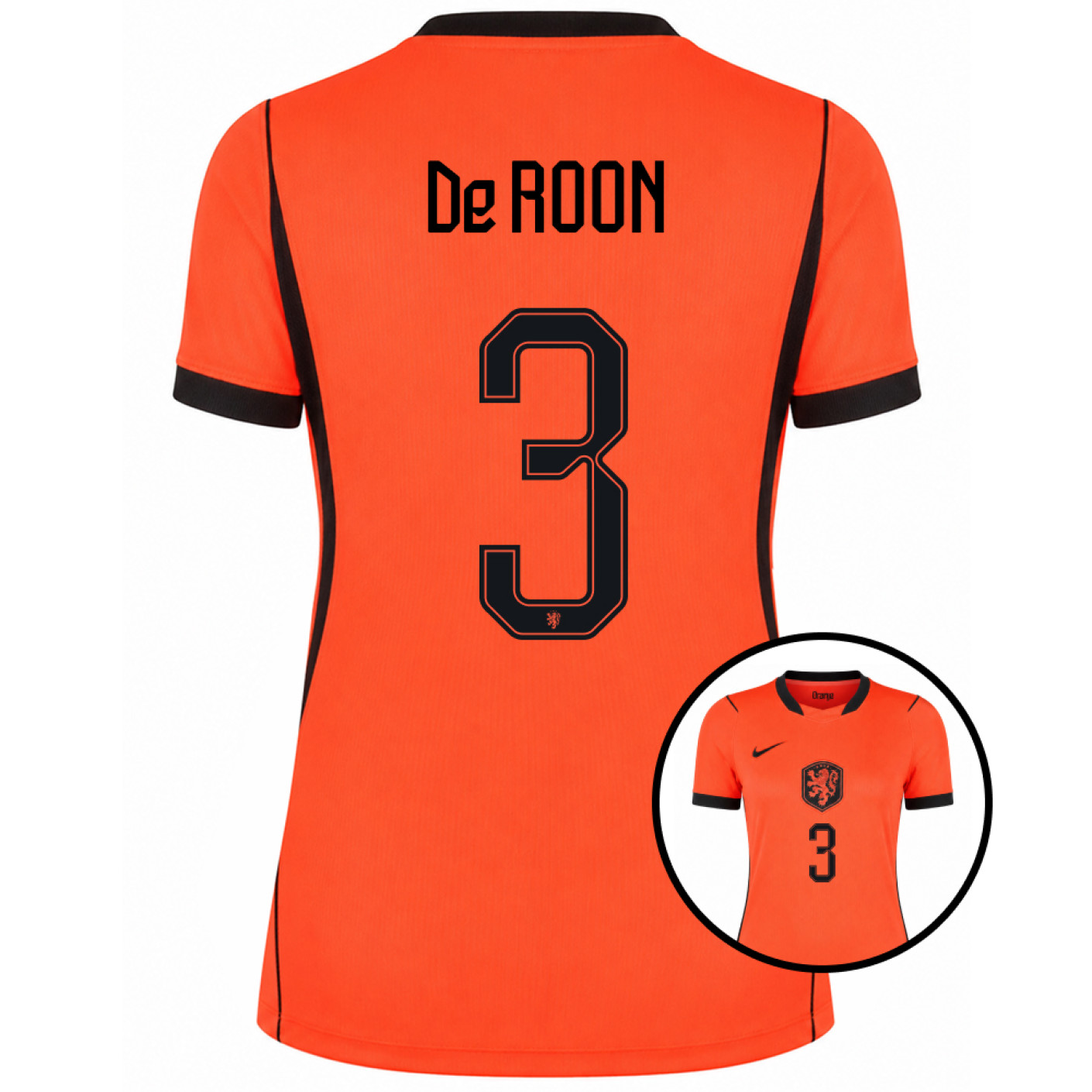 Chemise Nike Netherlands De Roon 3 Home 2026-2028 pour femmes