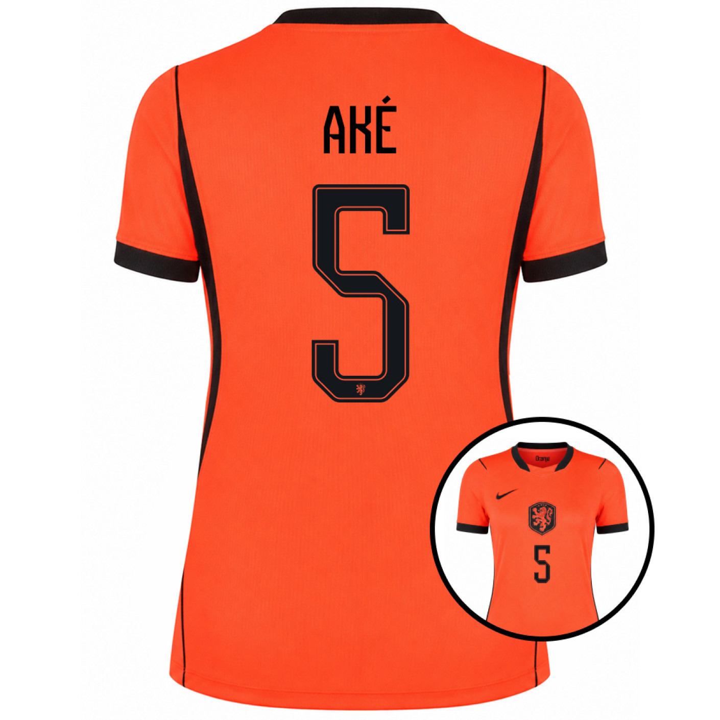 Chemise Nike Netherlands Aké 5 Home 2026-2028 pour femmes