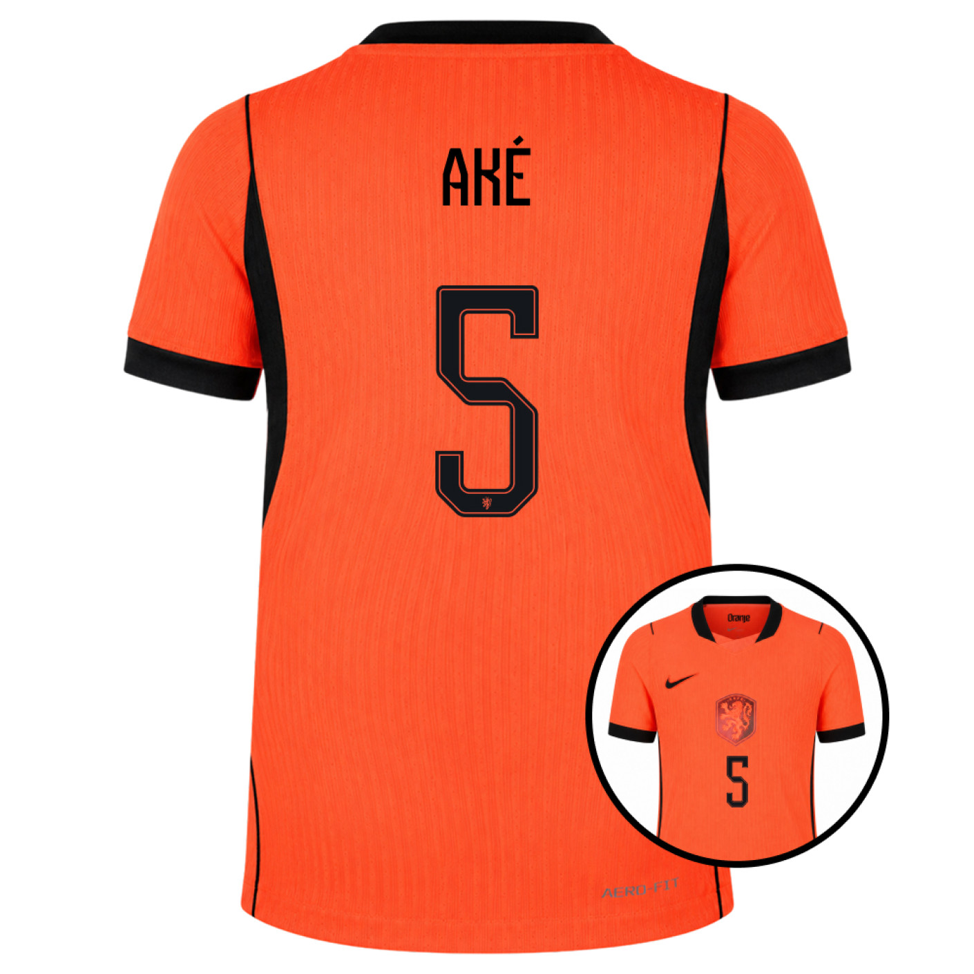 Chemise Nike Netherlands Aké 5 Authentic Home 2026-2028 pour Enfants