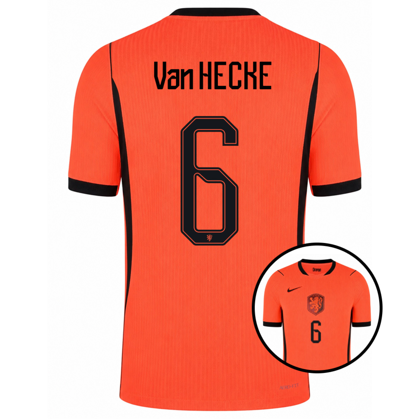 Nike Nederland Van Hecke 6 Thuisshirt Authentic 2026-2028