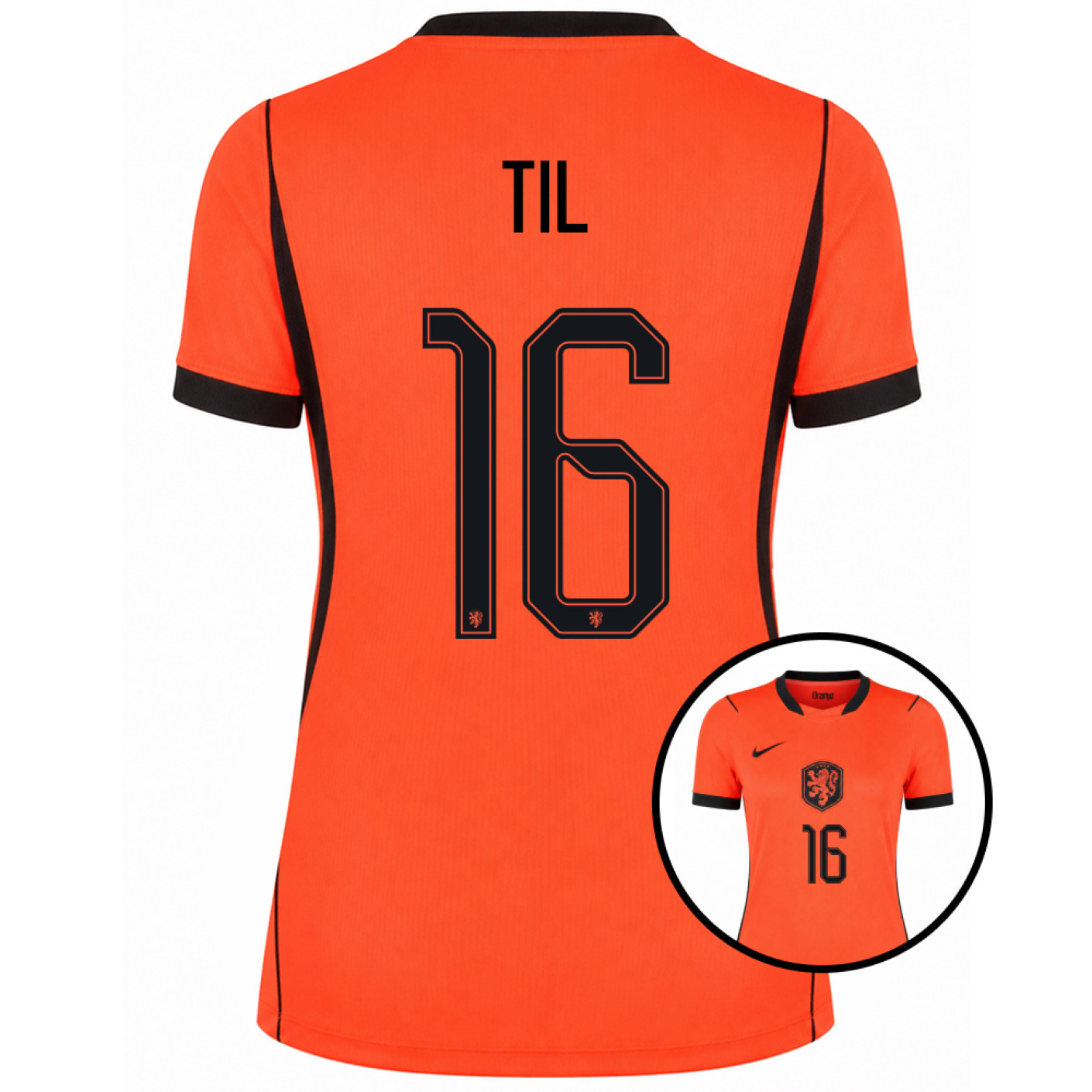 Chemise Nike Netherlands Til 16 Home 2026-2028 pour femmes