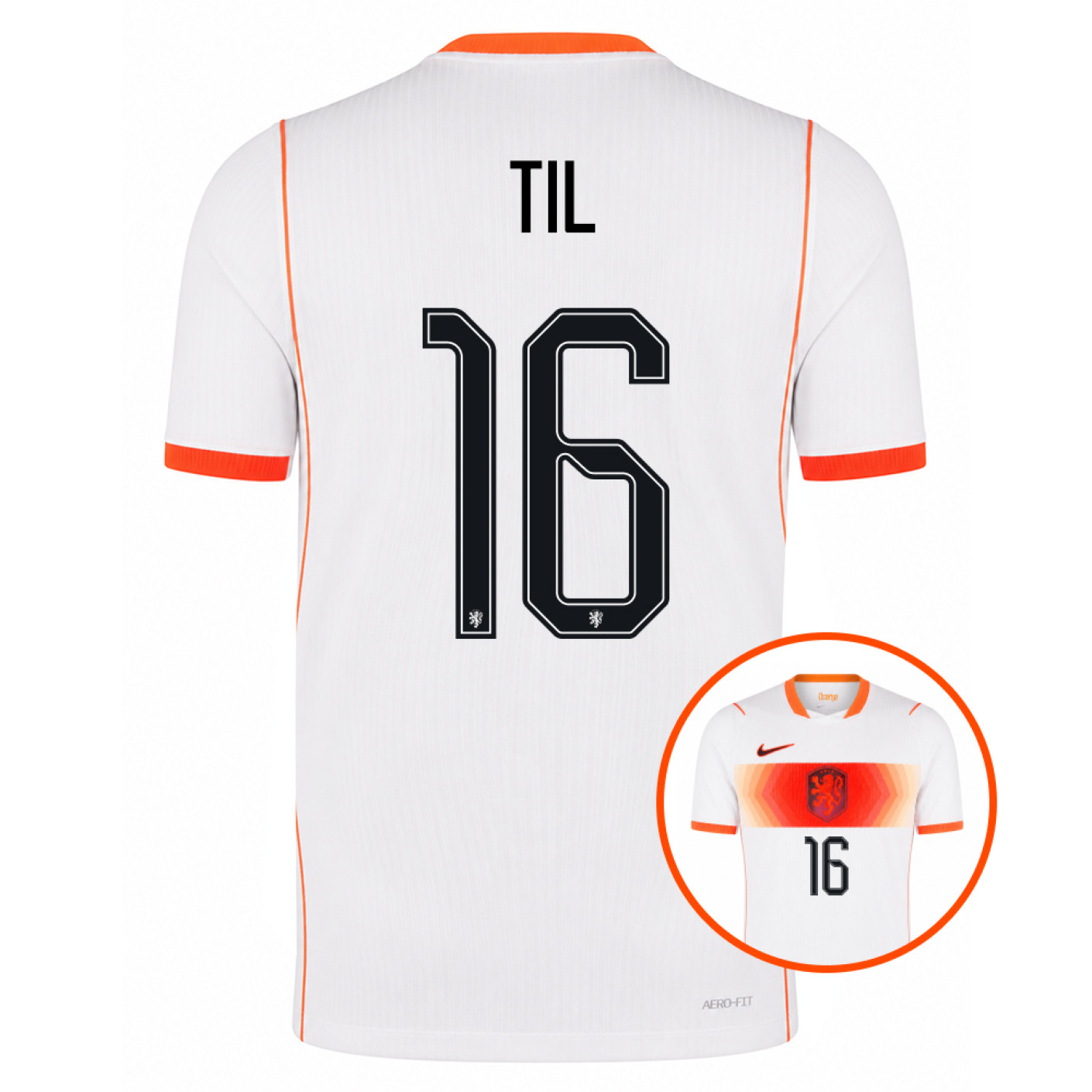 Maillot Nike Netherlands Til 16 Authentic Away 2026-2028