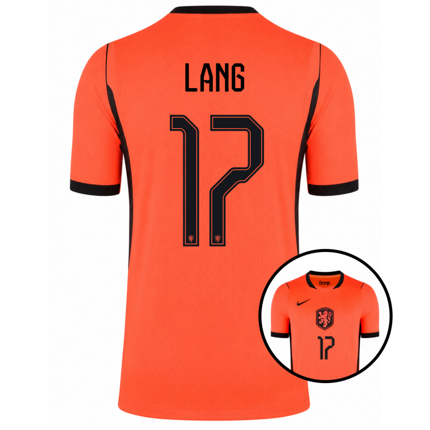 Maillot Nike Netherlands Lang 17 Home 2026-2028