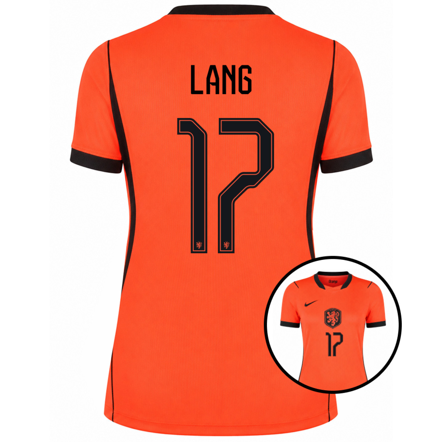 Chemise Nike Netherlands Lang 17 Home 2026-2028 pour femmes