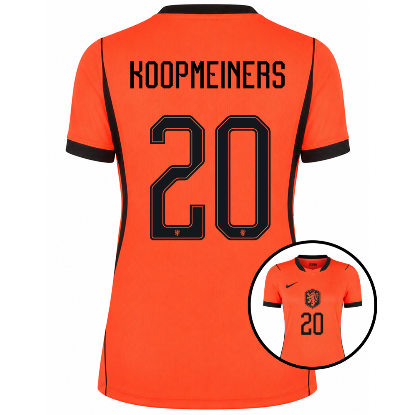 Chemise Nike Netherlands Koopmeiners 20 Home 2026-2028 Femmes