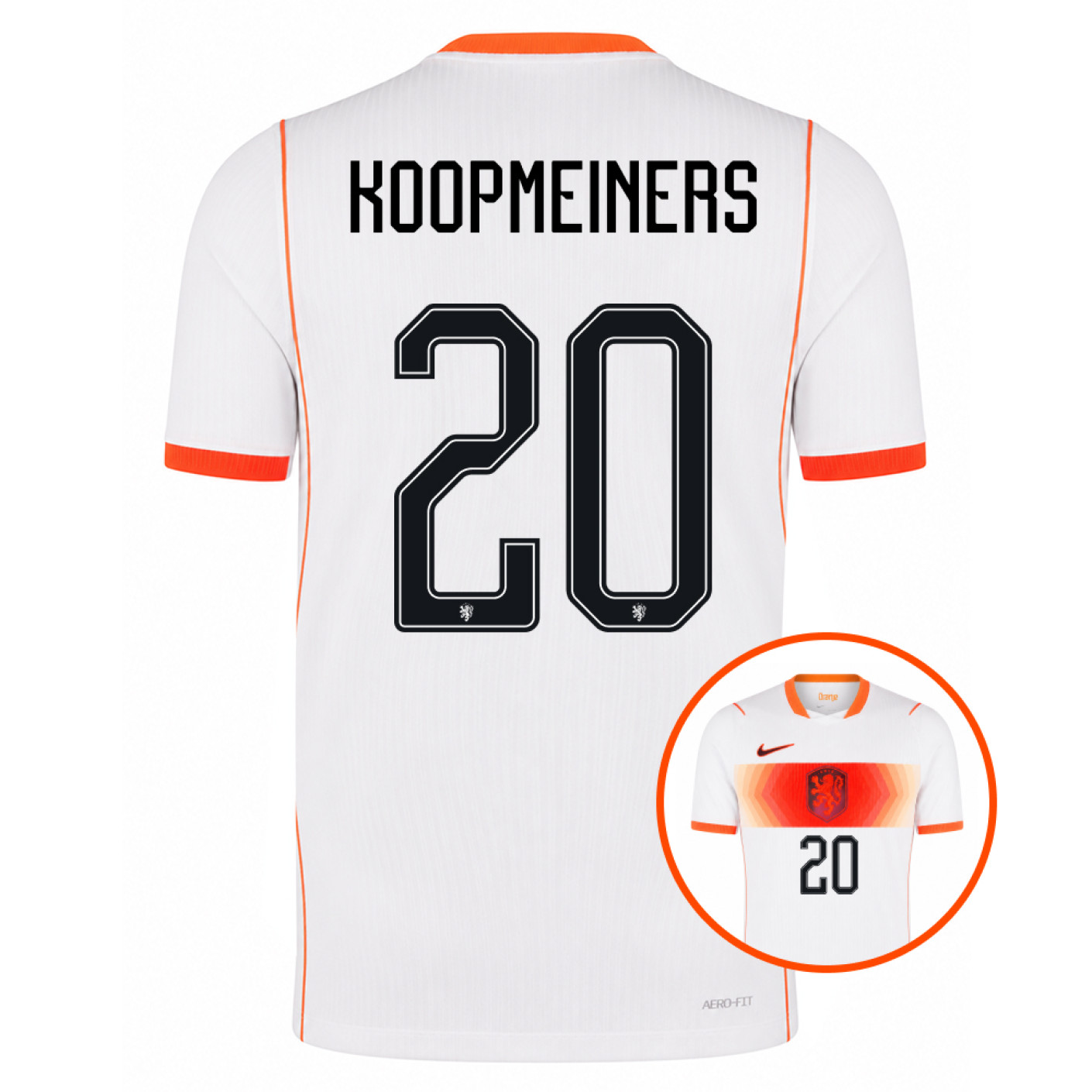 Chemise Nike Netherlands Koopmeiners 20 Authentic Away 2026-2028