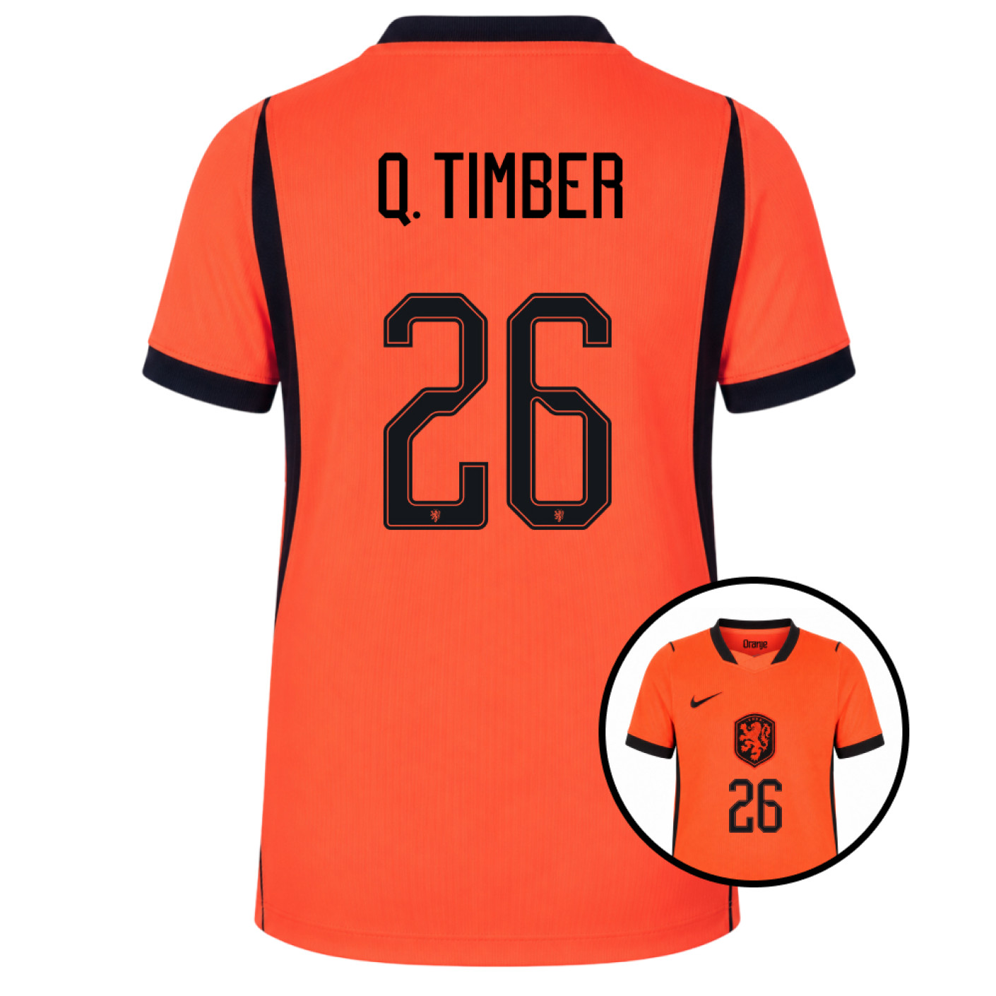 Chemise Nike Netherlands Q. Timber 26 Home 2026-2028 pour Enfants