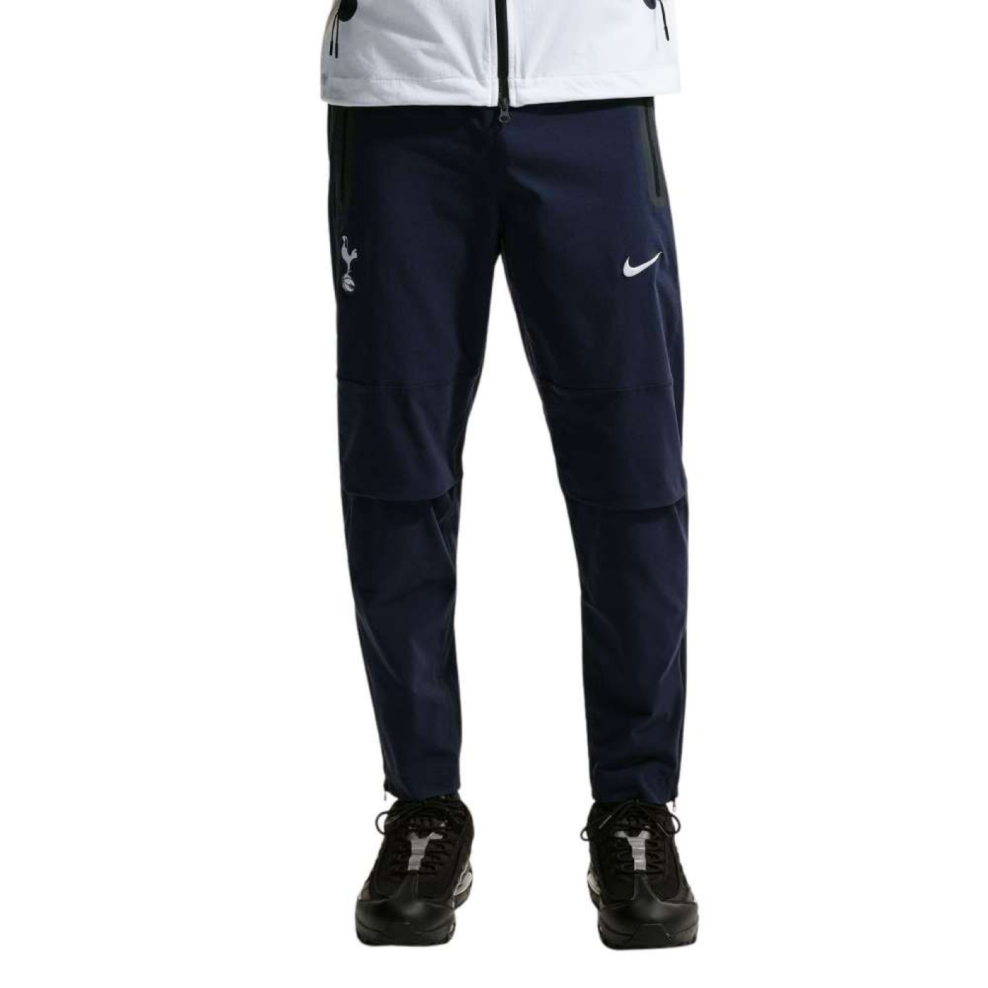 Nike Tottenham Hotspur Tech Woven Trainingsbroek 2026-2027 Donkerblauw Lichtblauw Wit