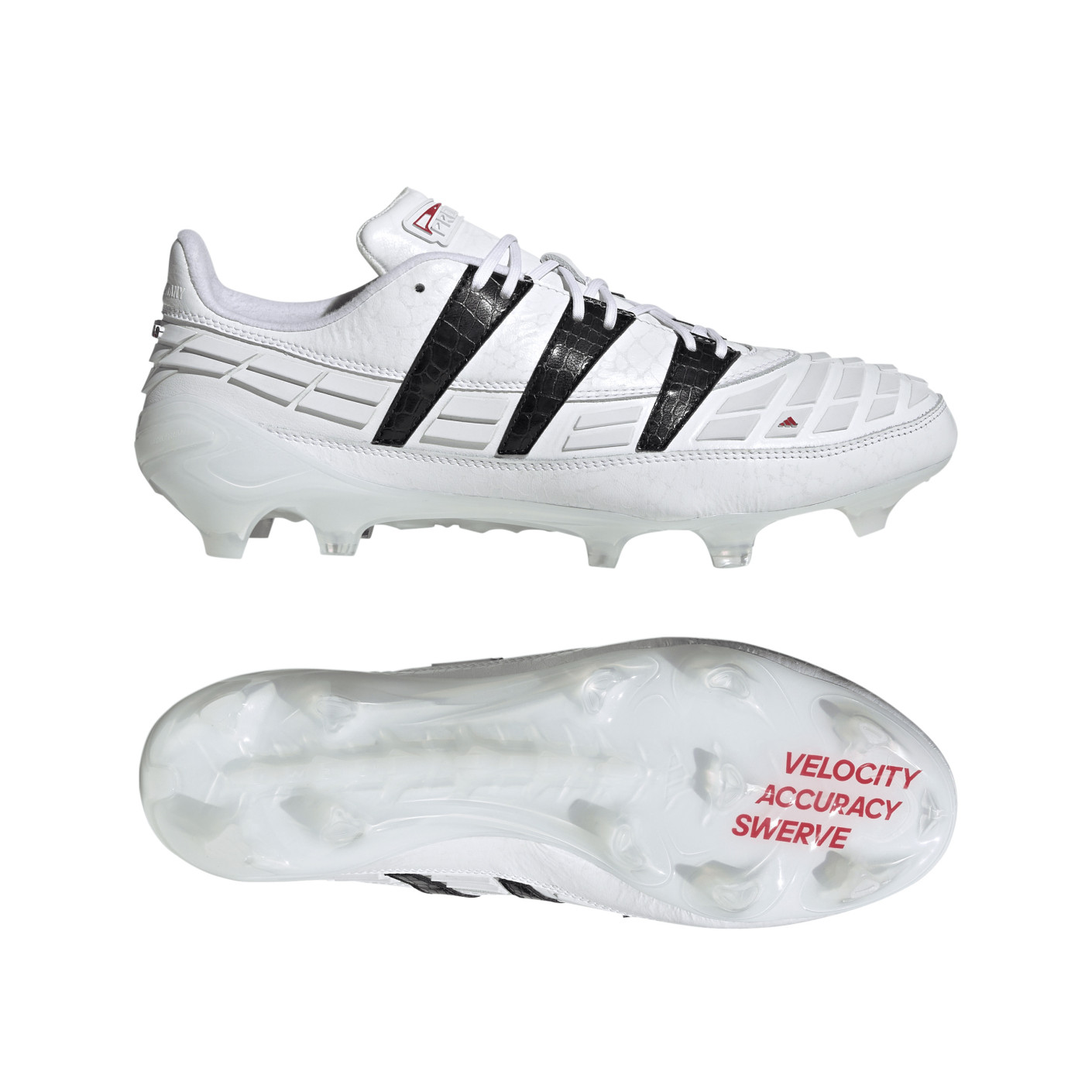 adidas Predator 94 Reverse Gras Voetbalschoenen (FG) Wit Zwart