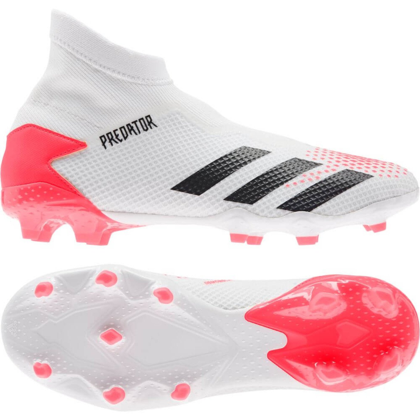 adidas PREDATOR 20.3 LL Gras Voetbalschoenen (FG) Wit Zwart Rood