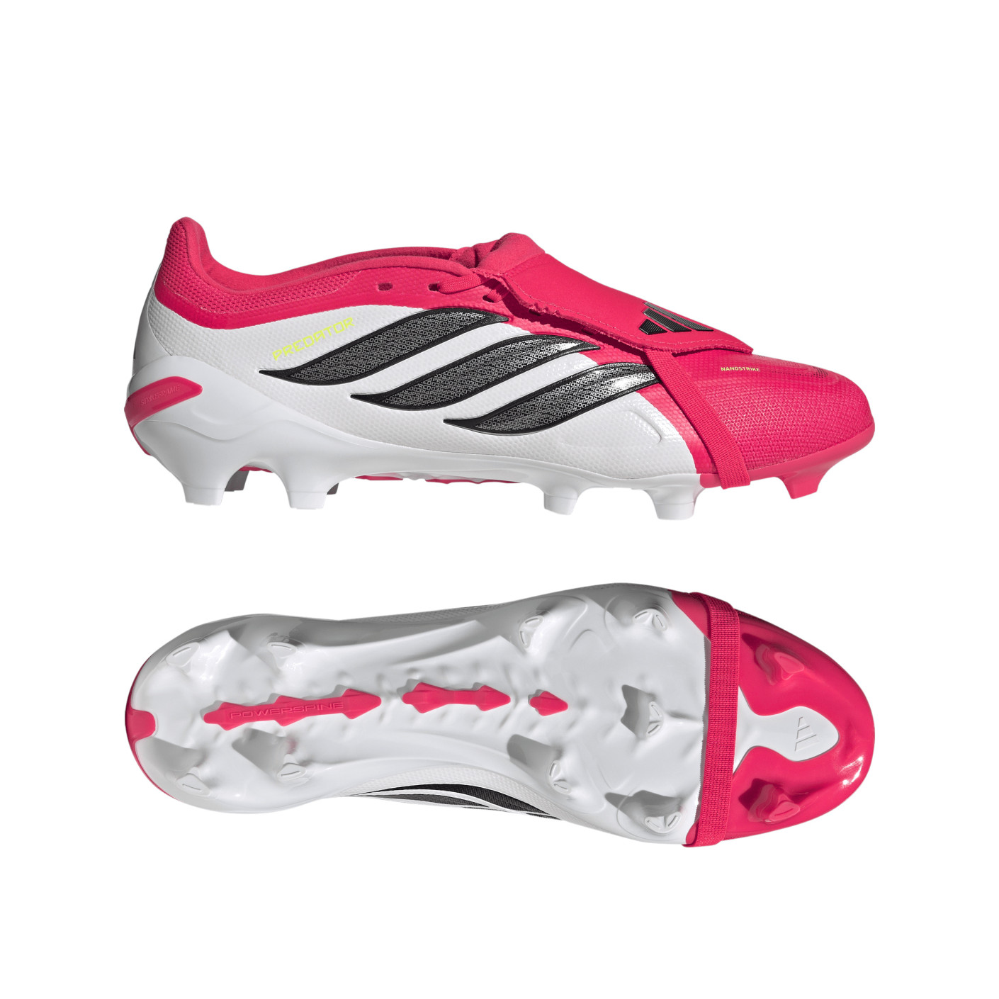adidas Predator League FT Gras Voetbalschoenen (FG) Rood Wit Zwart