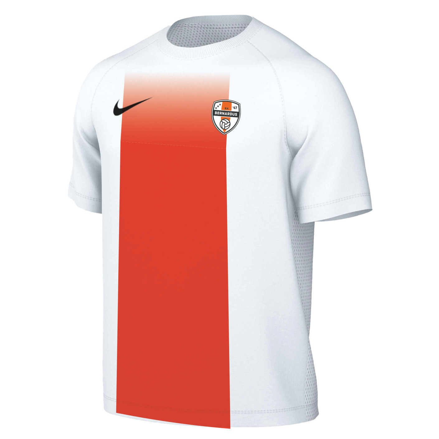 SV Bernardus Thuisshirt Senior Korte Mouw Wit Oranje