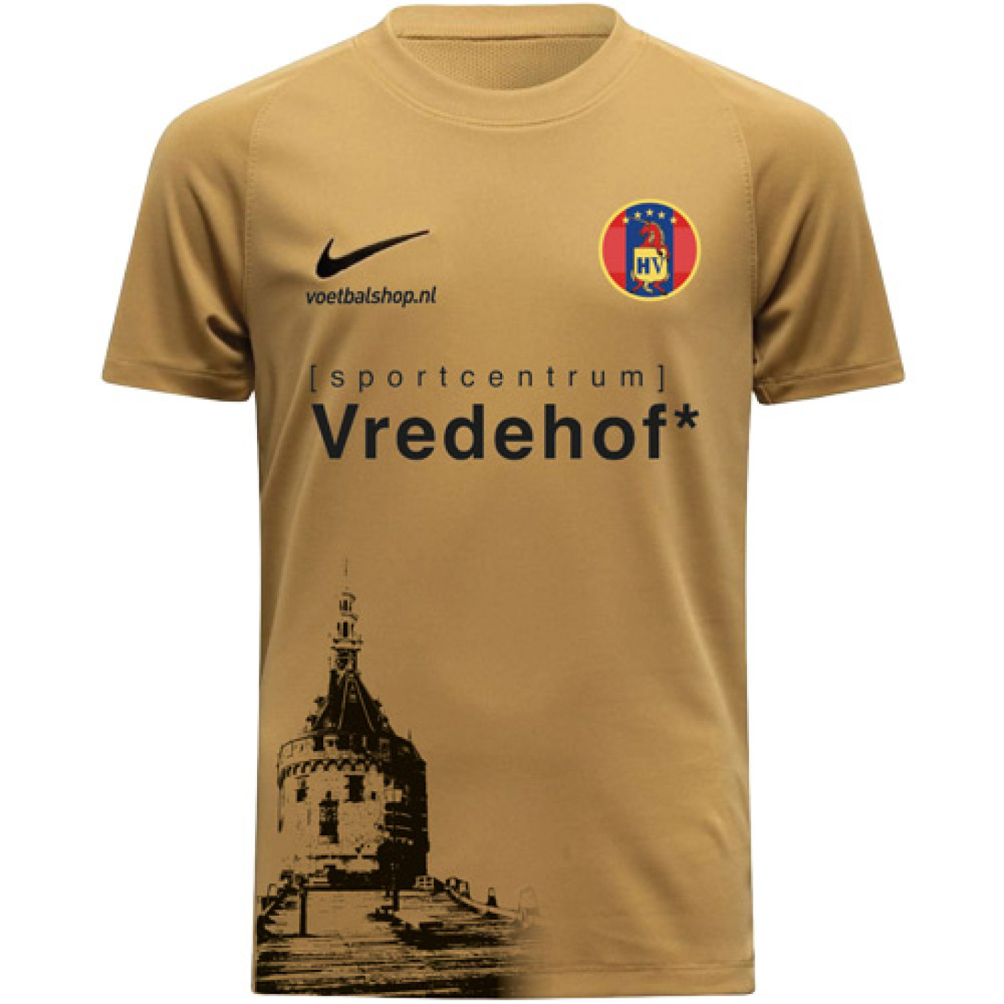 HV Hoorn Uitshirt Goud Senior