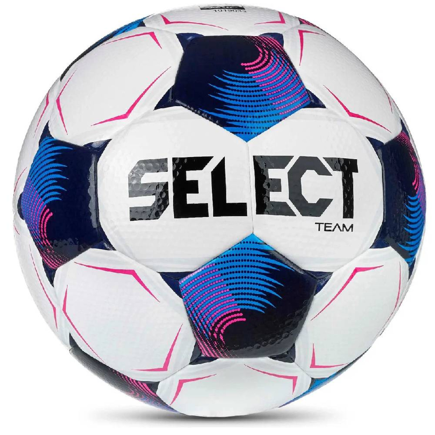 Select Team V26 Ballon de Foot Taille 4 Blanc Bleu Rose Vif