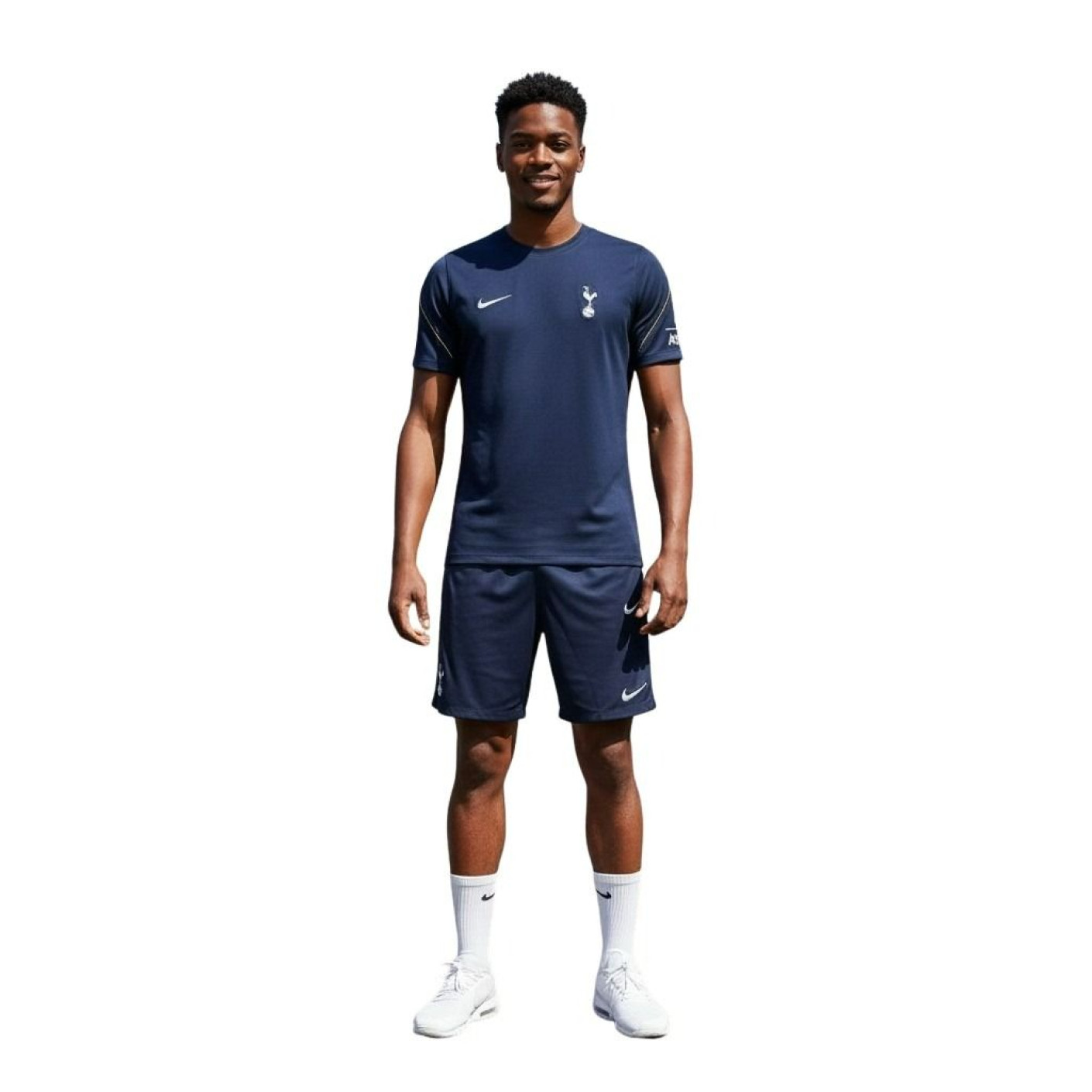 Nike Tottenham Hotspur Strike Trainingsset 2026-2027 Donkerblauw Lichtblauw Geel Wit