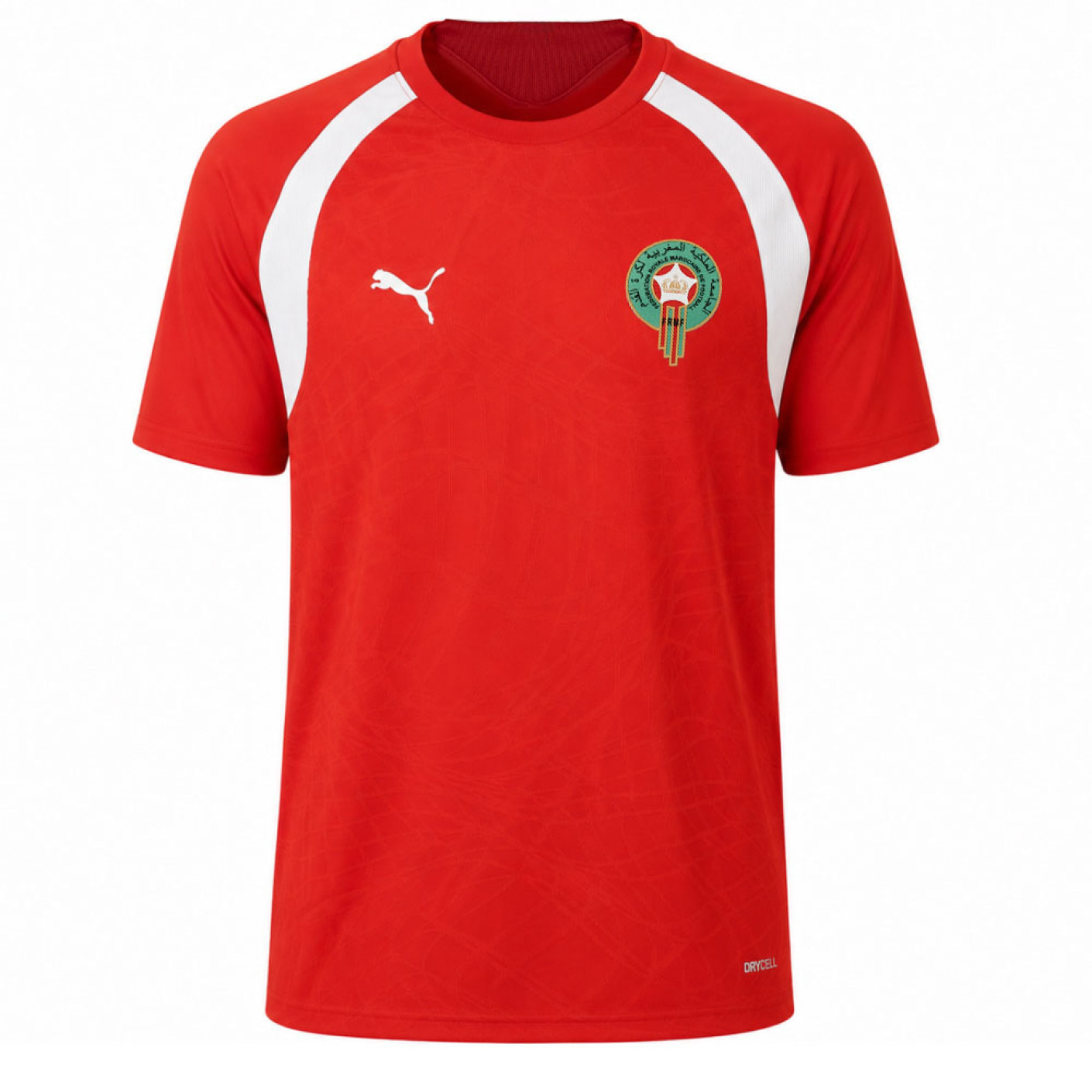 PUMA Marokko Trainingsshirt 2026-2028 Kids Rood Wit