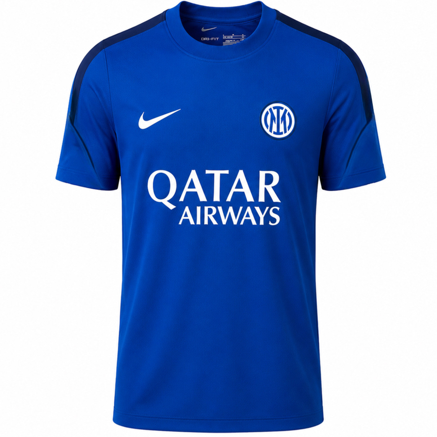 Chemise d'entraînement Nike Inter Milan Strike 2026-2027 pour Enfants, bleu foncé, bleu, blanc