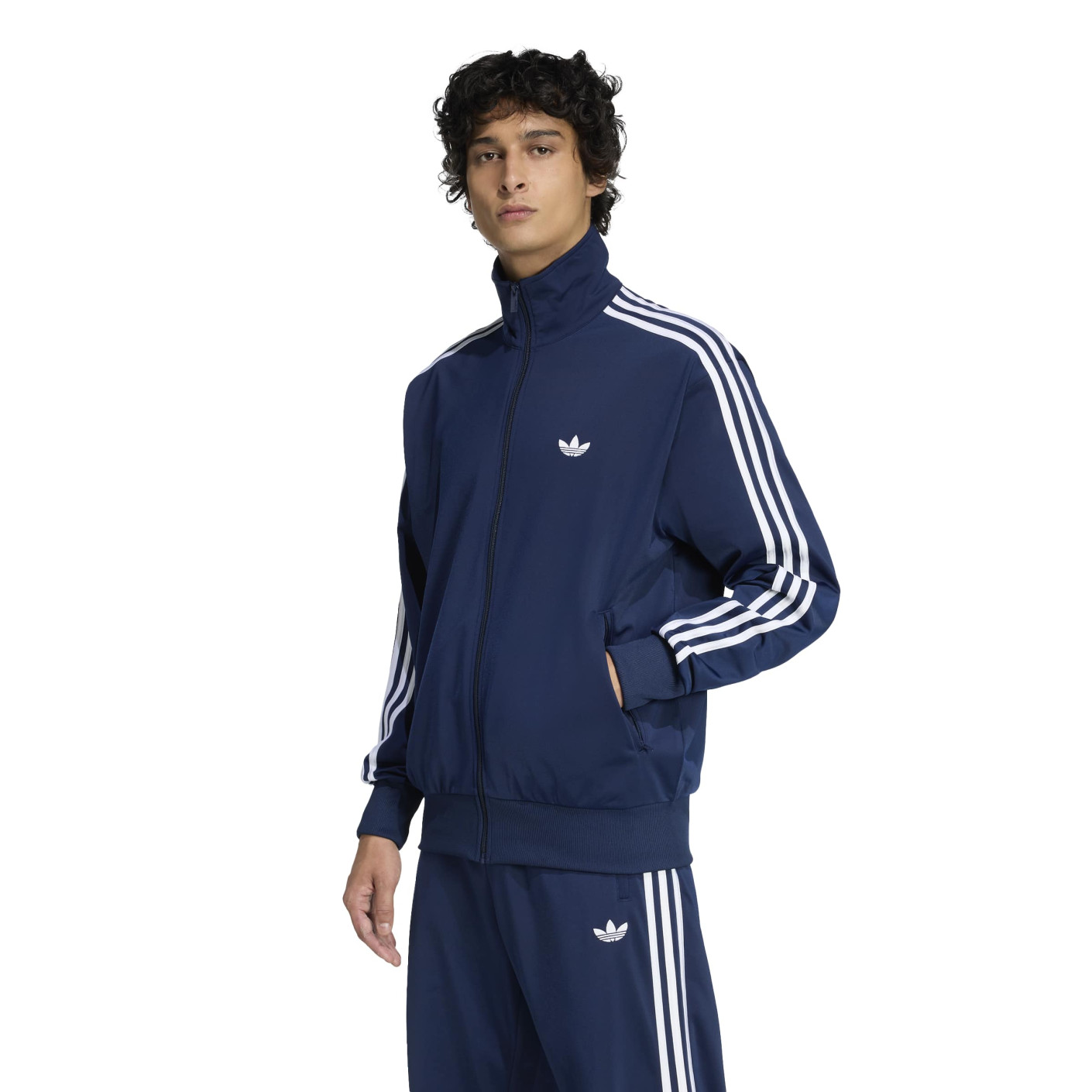 adidas Firebird Trainingsjack Donkerblauw Wit