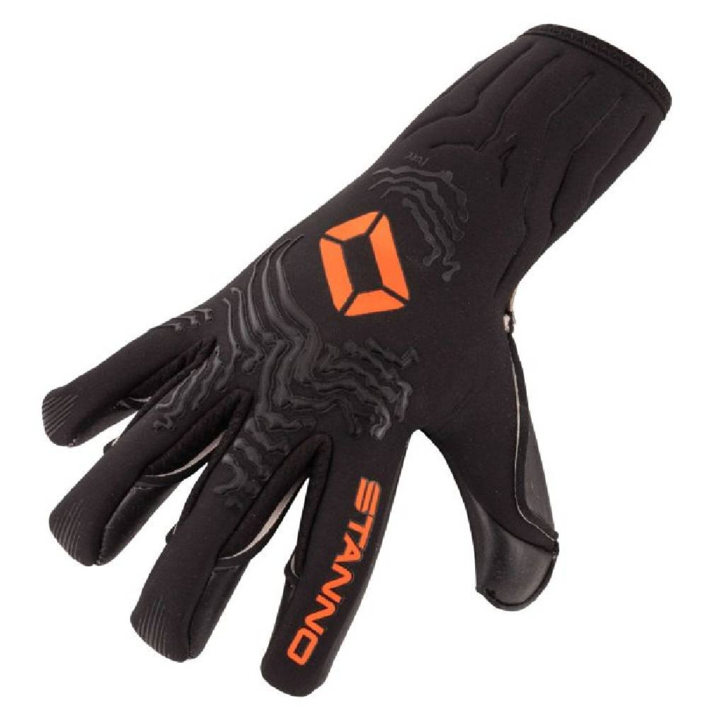 Stanno Fury Gants de Gardien de But Noir Orange
