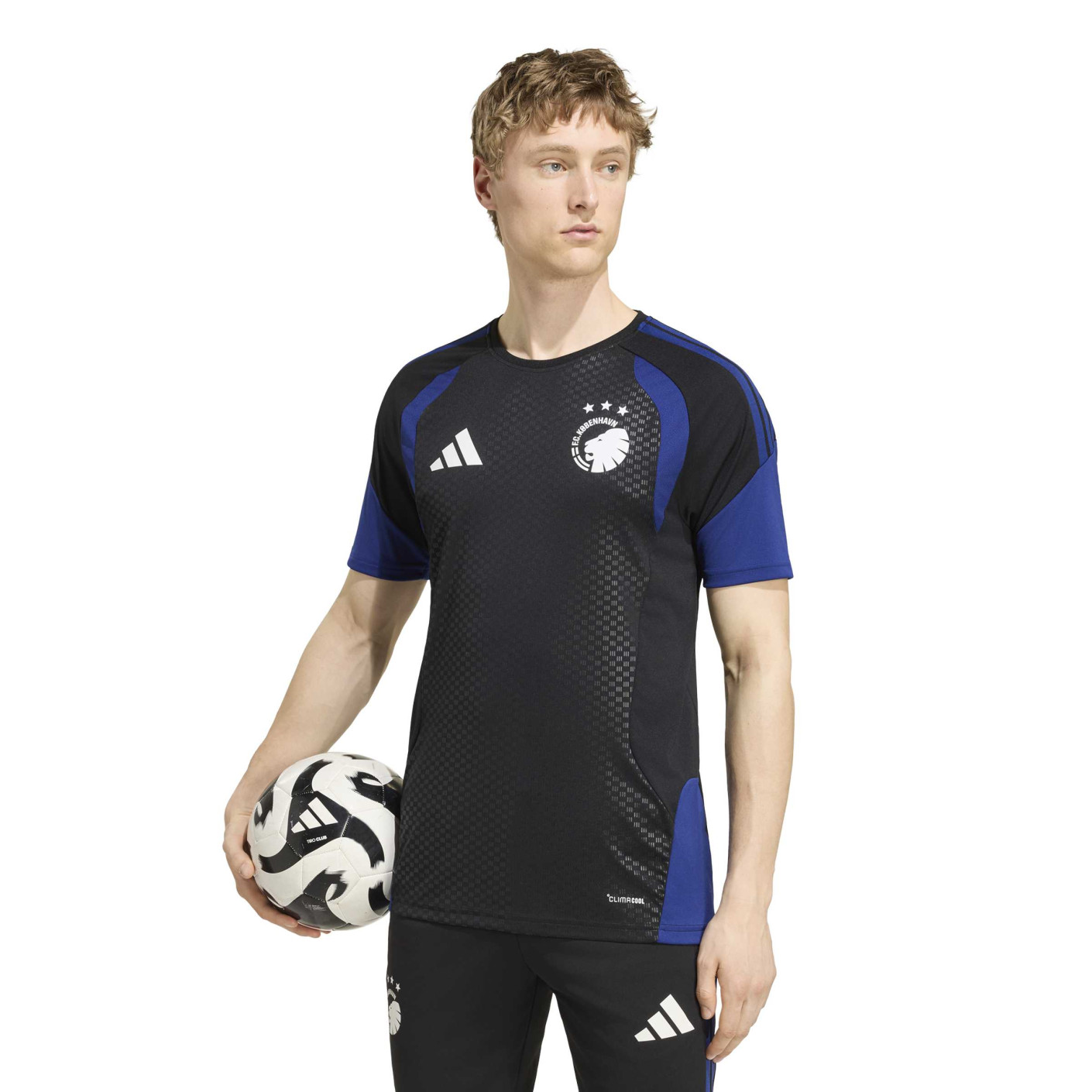 adidas Kopenhagen Trainingsshirt 2026-2027 Zwart Donkerblauw Wit