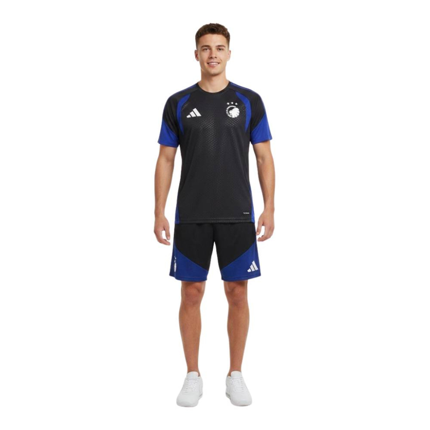 adidas Kopenhagen Trainingsset 2026-2027 Zwart Donkerblauw Wit
