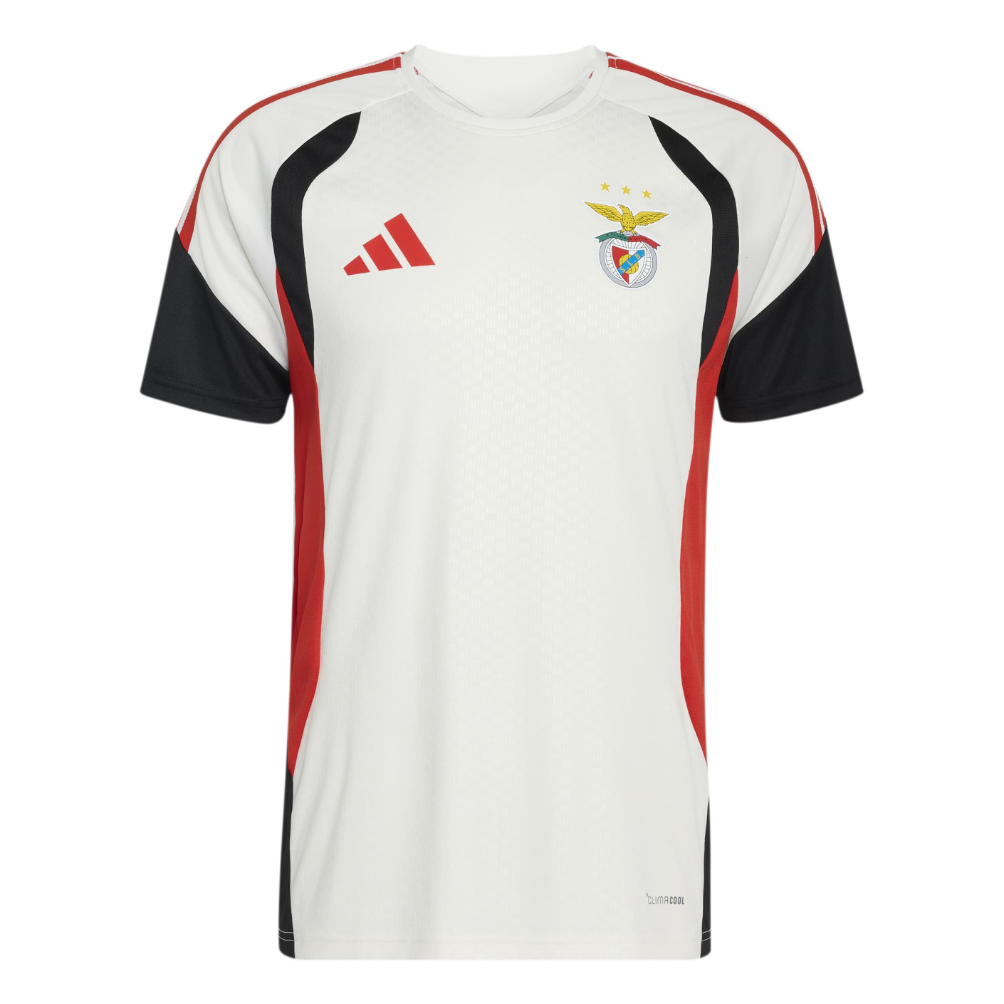 adidas Benfica Trainingsshirt 2026-2027 Wit Zwart Rood