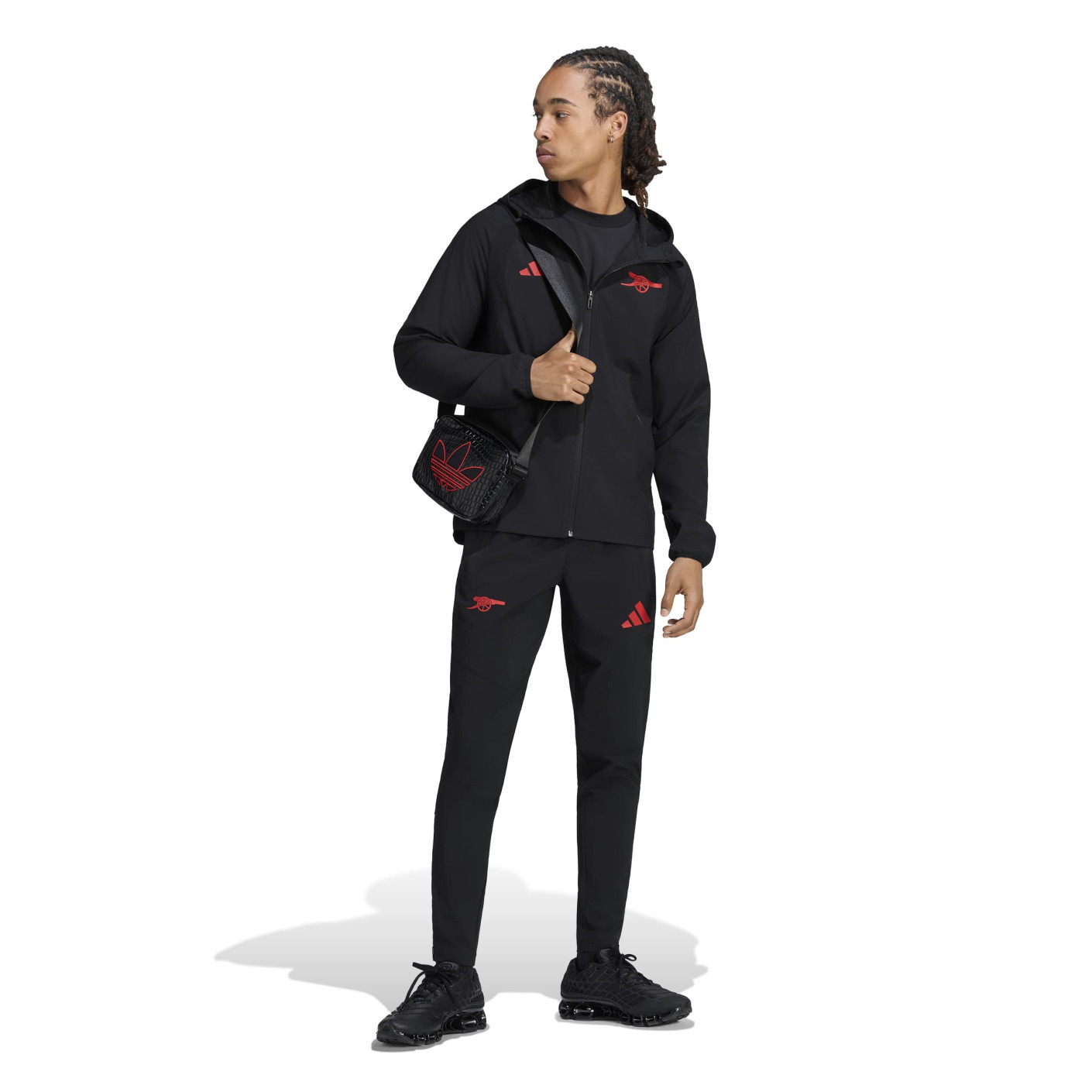 Survêtement de voyage adidas Arsenal Tiro 2026-2027 noir rouge