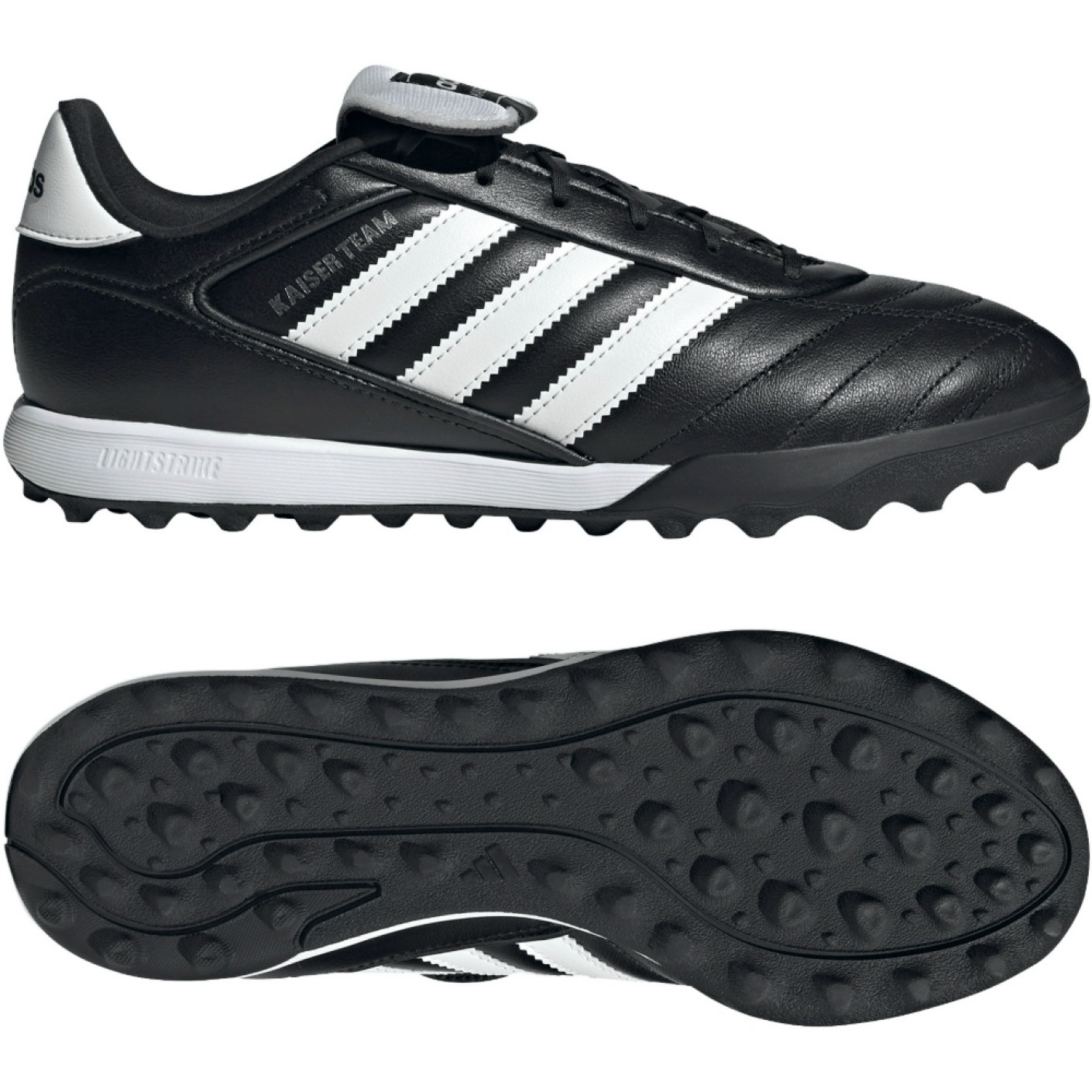 adidas Kaiser Team 2 Turf Voetbalschoenen (TF) Zwart Wit