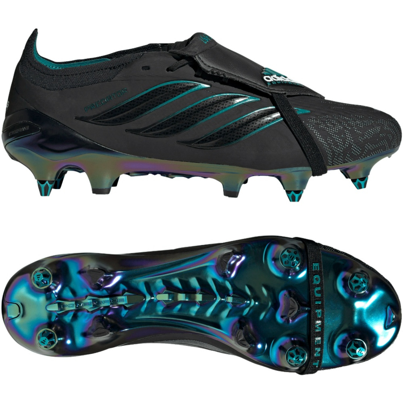 adidas Predator Elite FT EQT IJzeren-Nop Voetbalschoenen (SG) Zwart Groen