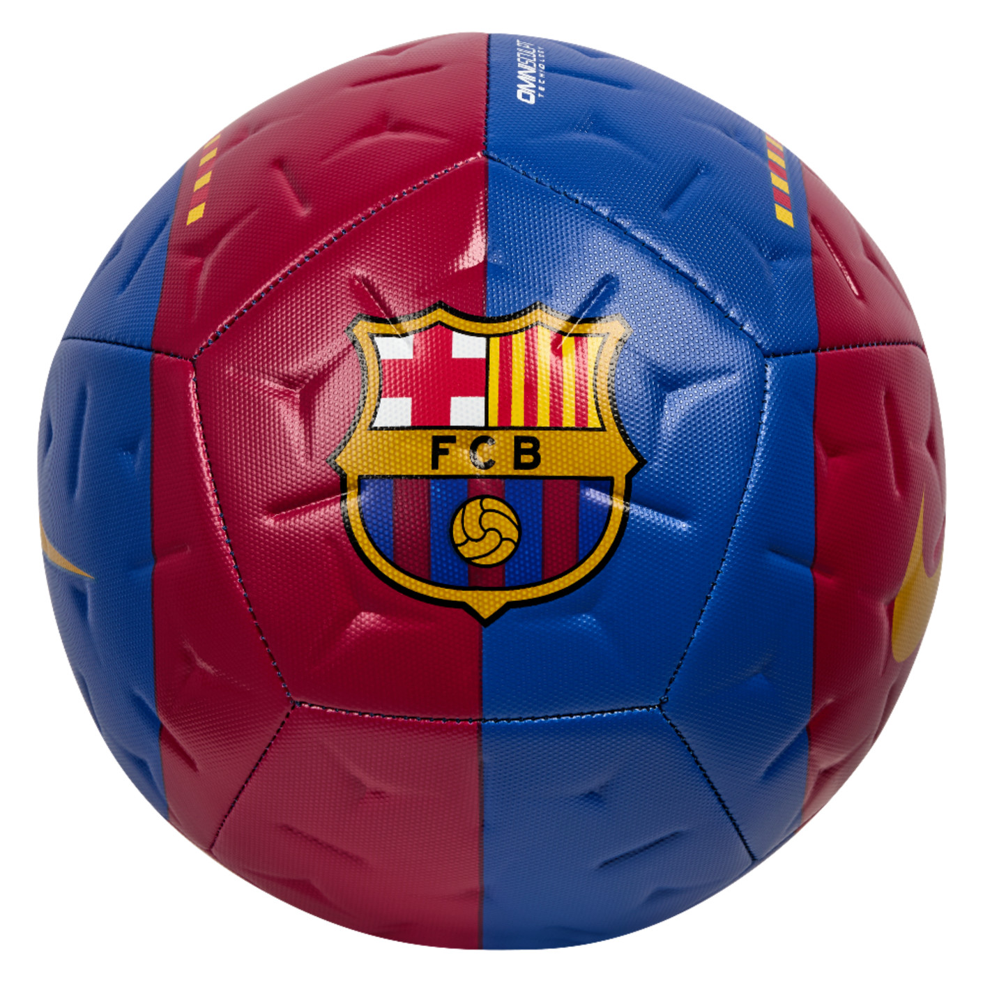 Nike FC Barcelone Academy Ballon de Foot Taille 5 2026-2027 Bleu Foncé Rouge Jaune