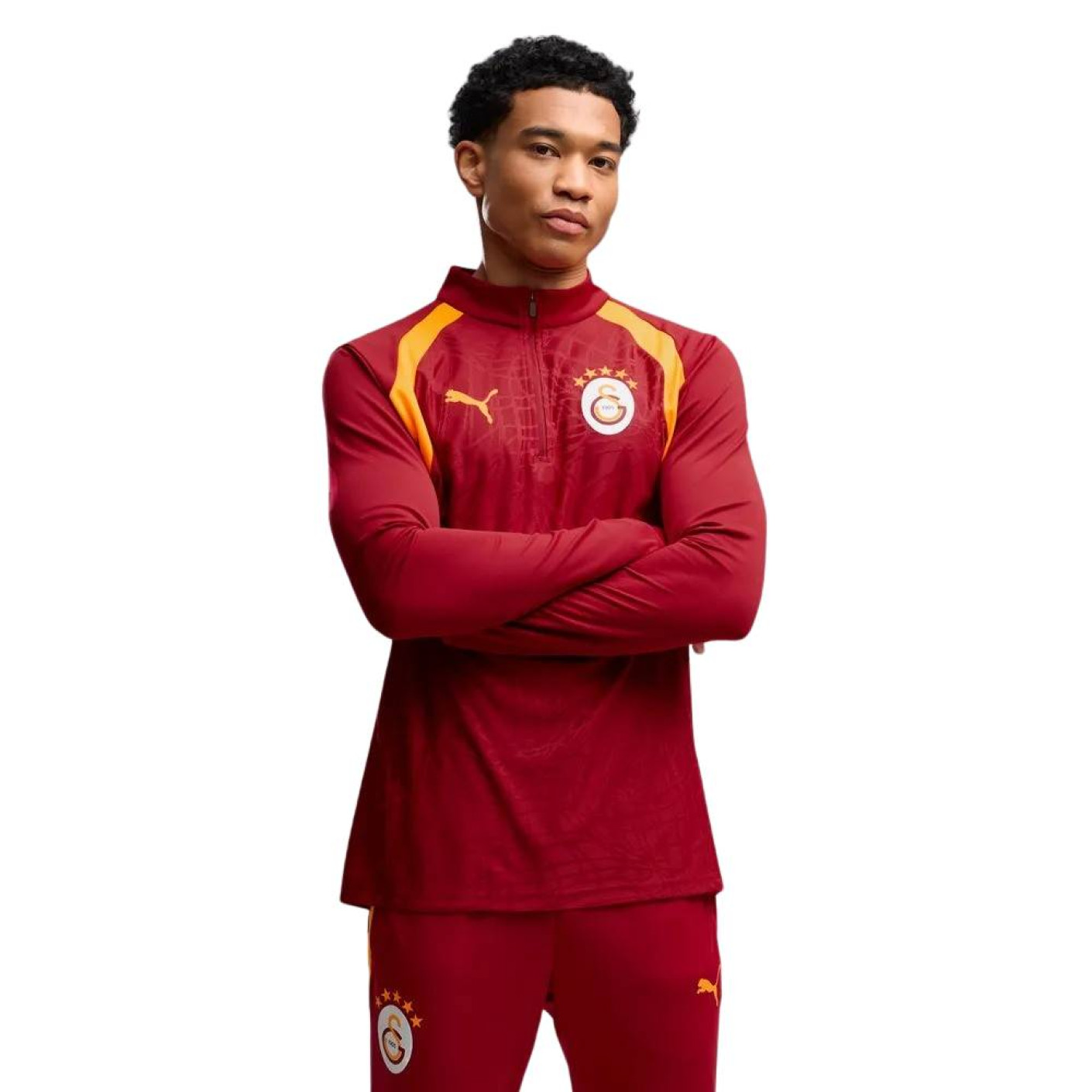 Haut d'entraînement PUMA Galatasaray SK 1/4-Zip 2026-2027 Rouge Orange