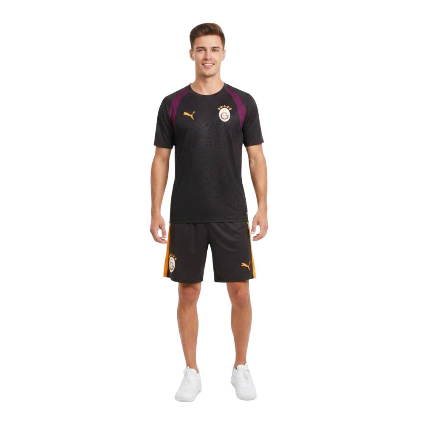 Kit d'entraînement PUMA Galatasaray SK 2026-2027 gris foncé rouge