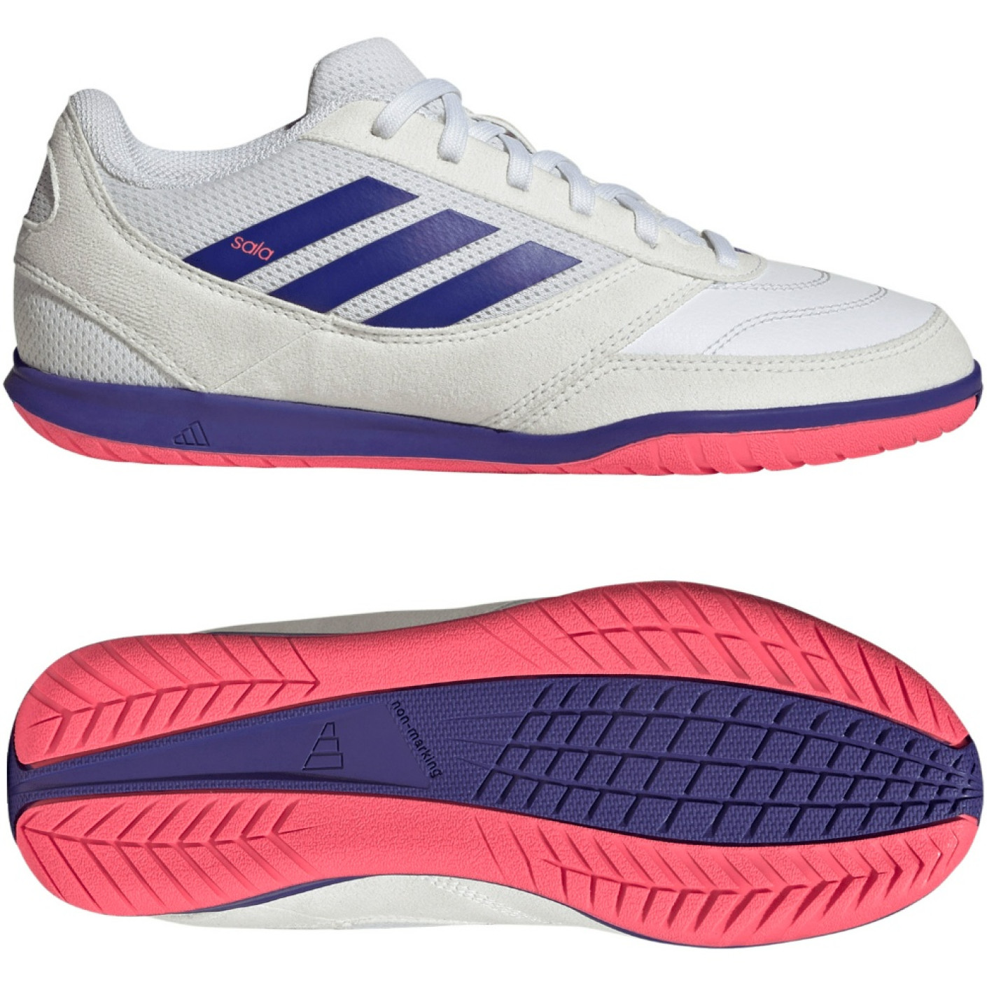 adidas Top Sala Competition II Zaalvoetbalschoenen (IN) Kids Wit Paars Roze