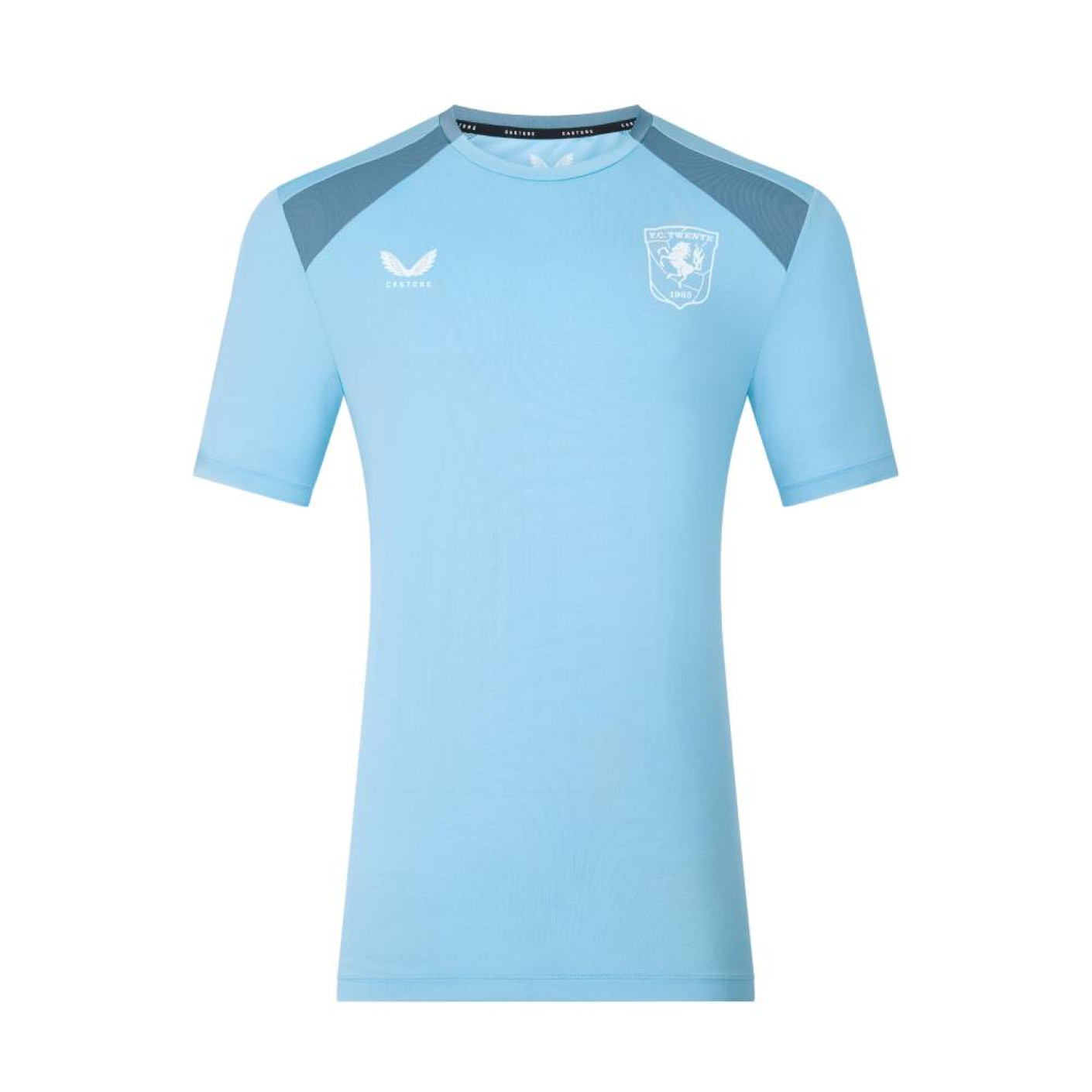 Castore FC Twente Trainingsshirt 2026-2027 Lichtblauw Donkerblauw
