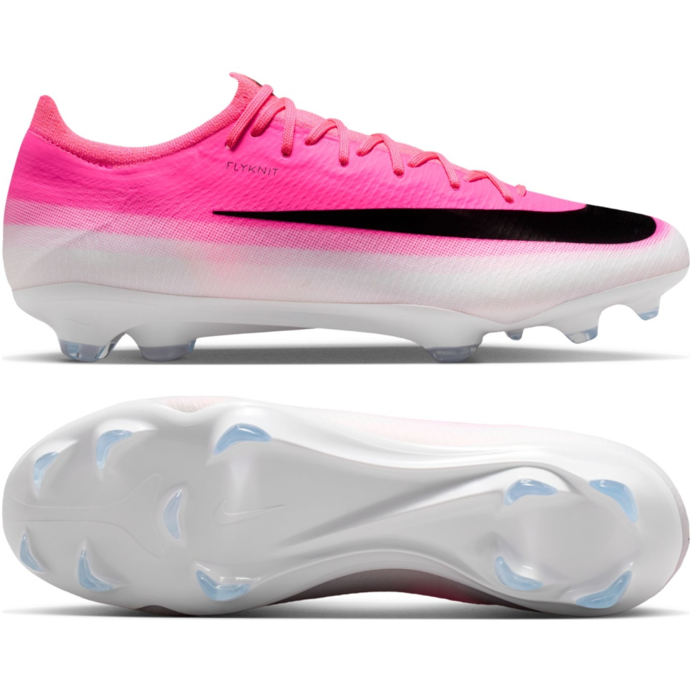 Nike Mercurial Vapor 17 Pro Gras Voetbalschoenen (FG) Felroze Wit Zwart