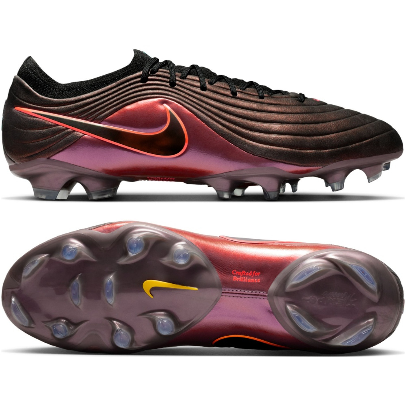 Nike Tiempo Maestro LV8 Elite Gras Voetbalschoenen (FG) Zwart Oranje Paars