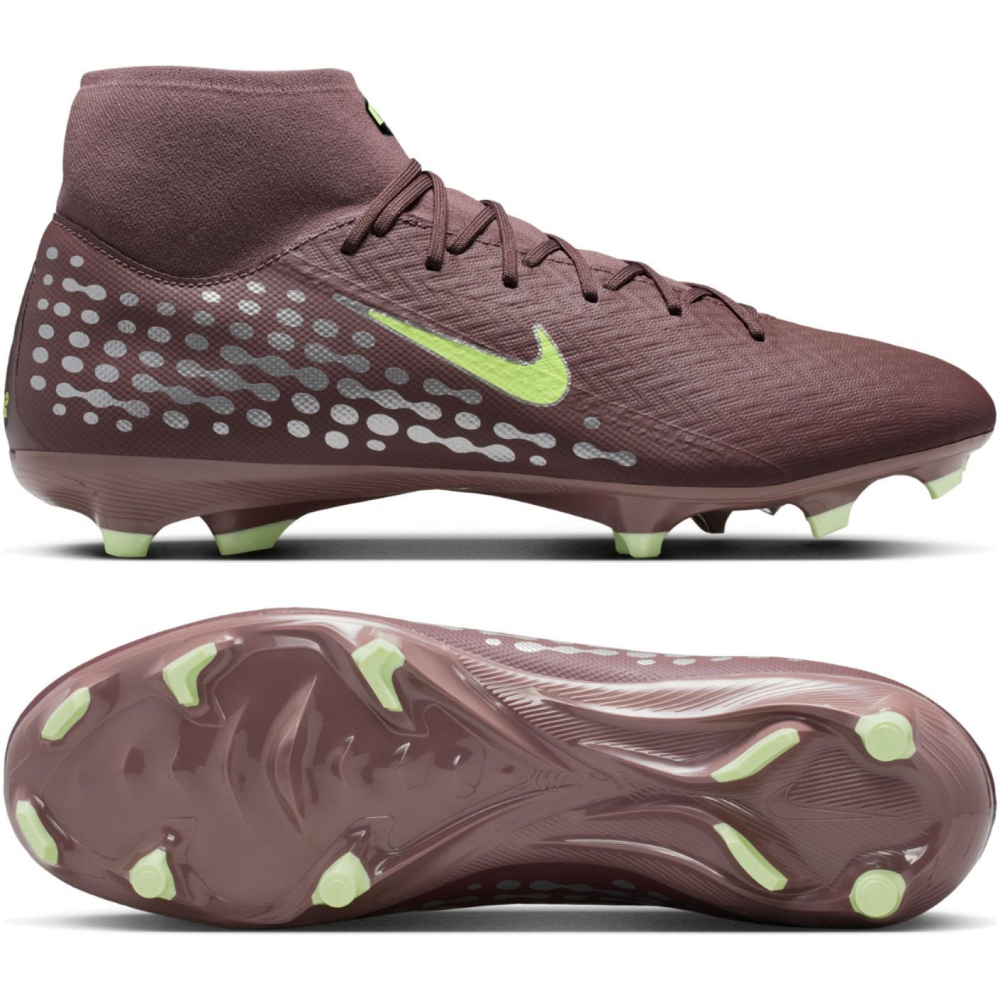 Nike Zoom Mercurial Superfly 10 Mbappé Academy Gras / Kunstgras Voetbalschoenen (MG) Bruin Neongeel Zilver