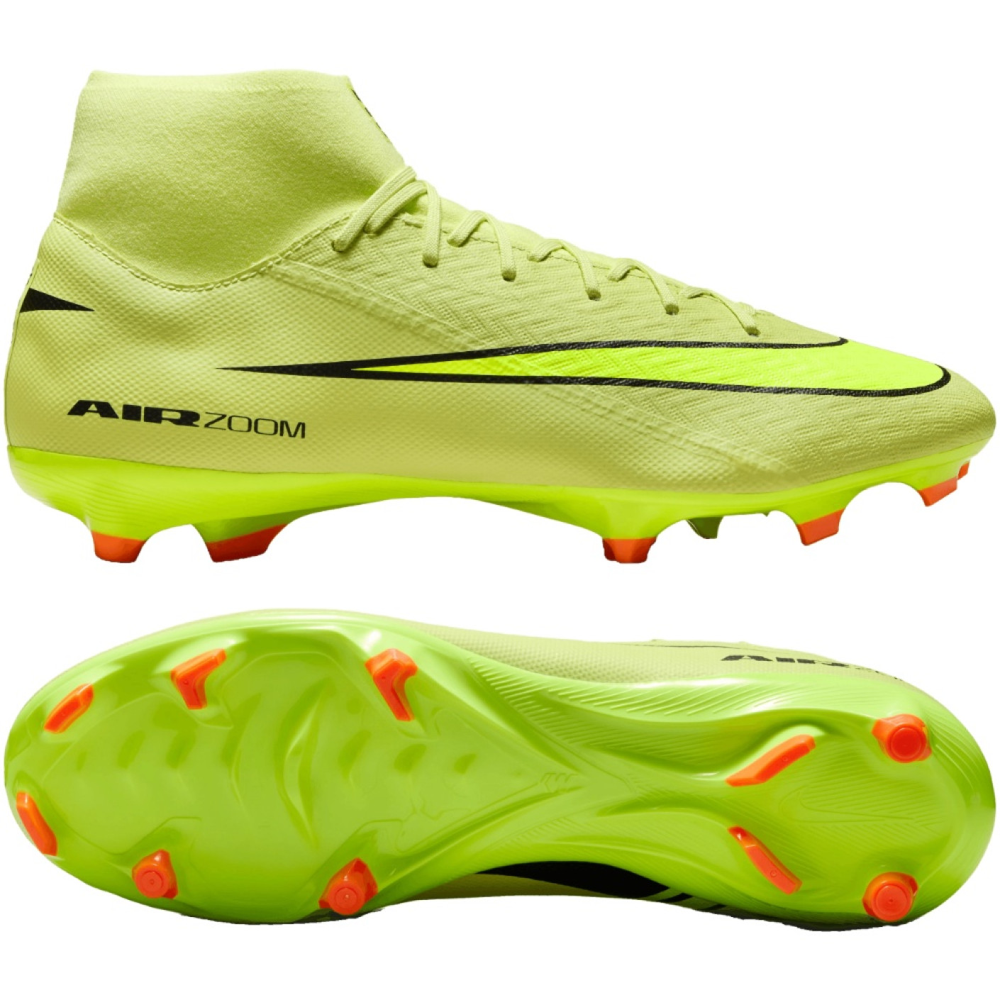 Nike Zoom Mercurial Superfly 10 Academy Gras / Kunstgras Voetbalschoenen (MG) Geel Neongeel Oranje