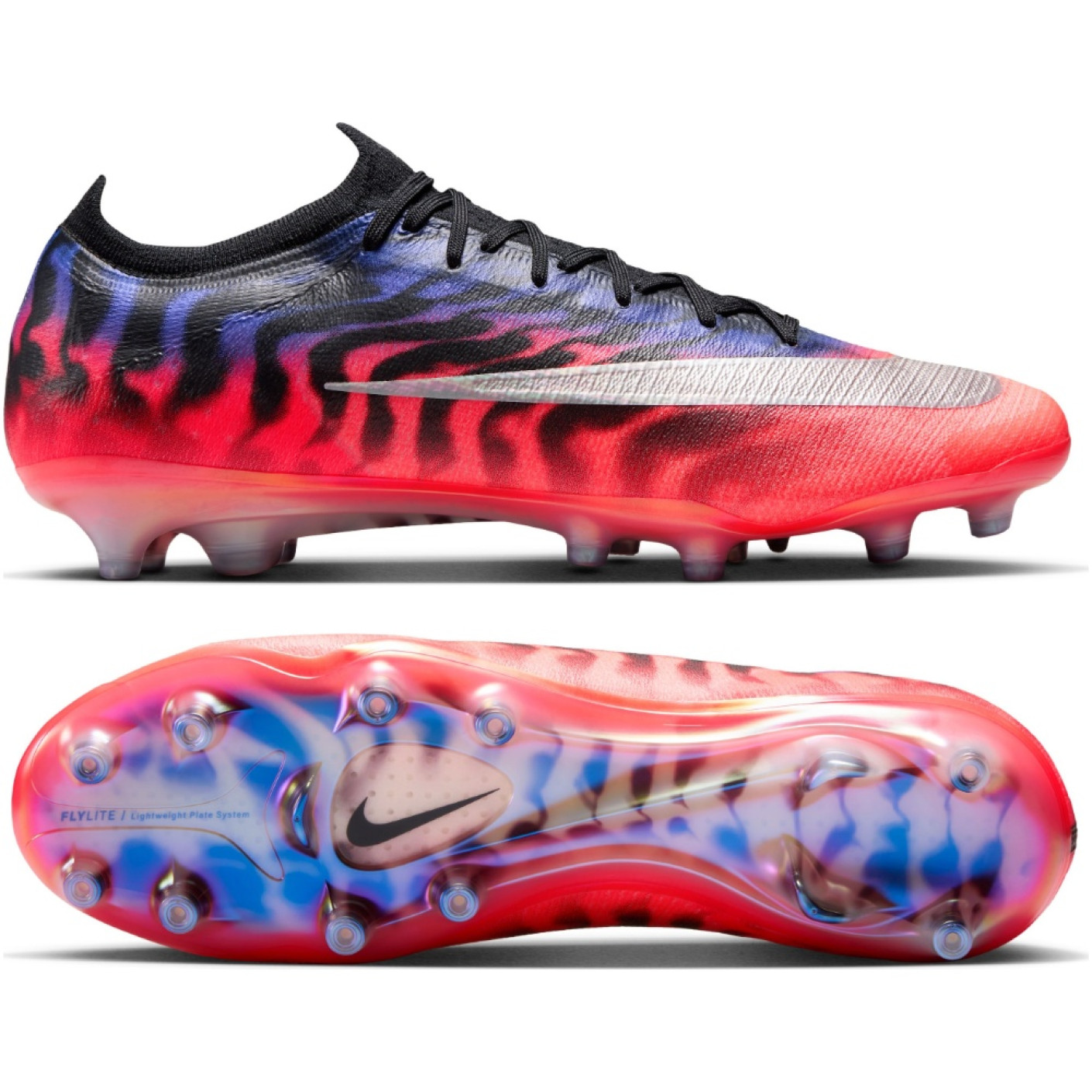 Nike Mercurial Vapor 17 Elite SE Kunstgras Voetbalschoenen (AG) Zwart Felroze Paars Zilvergrijs